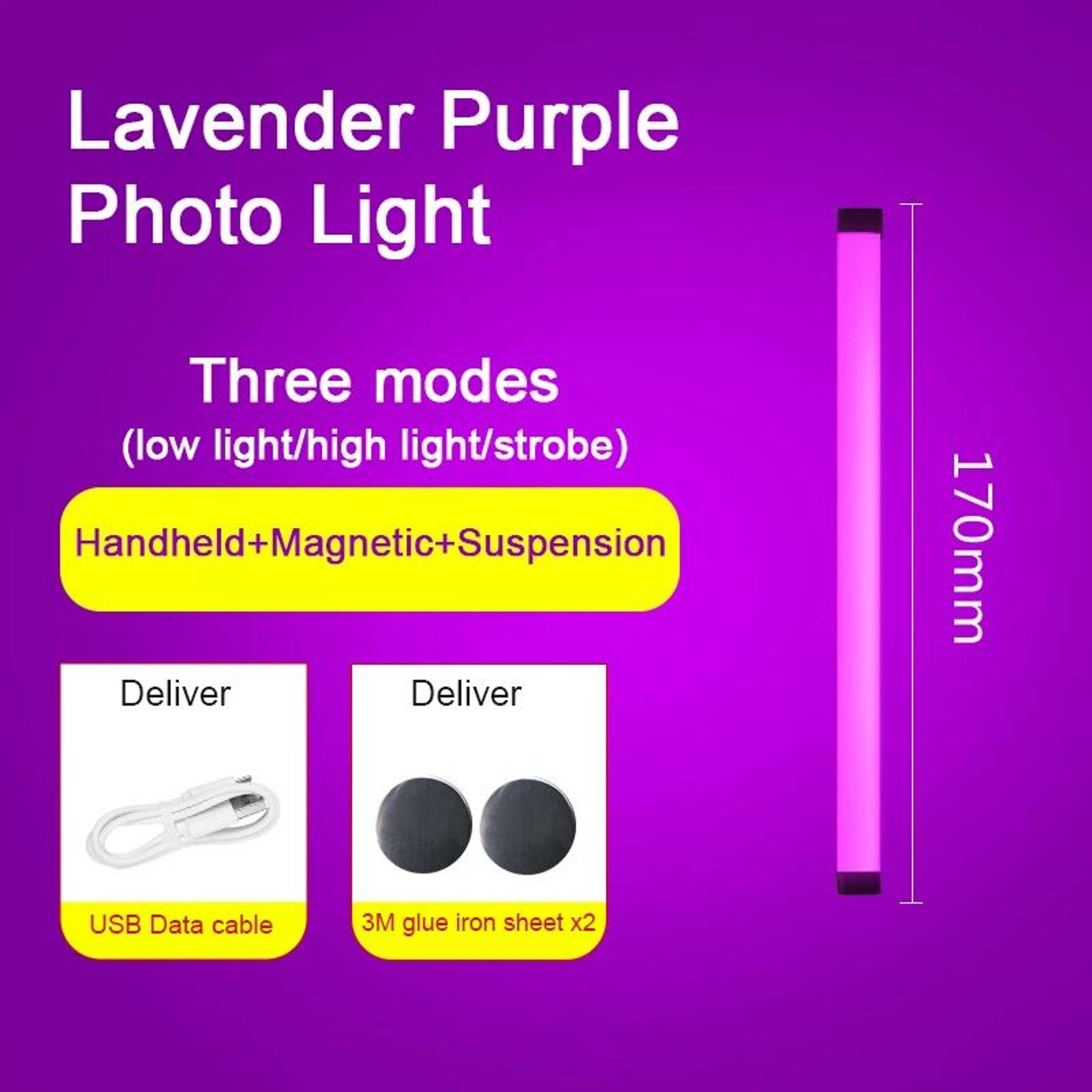 Rechargeable LED Video Light Wand For Photography And Vlogging 6