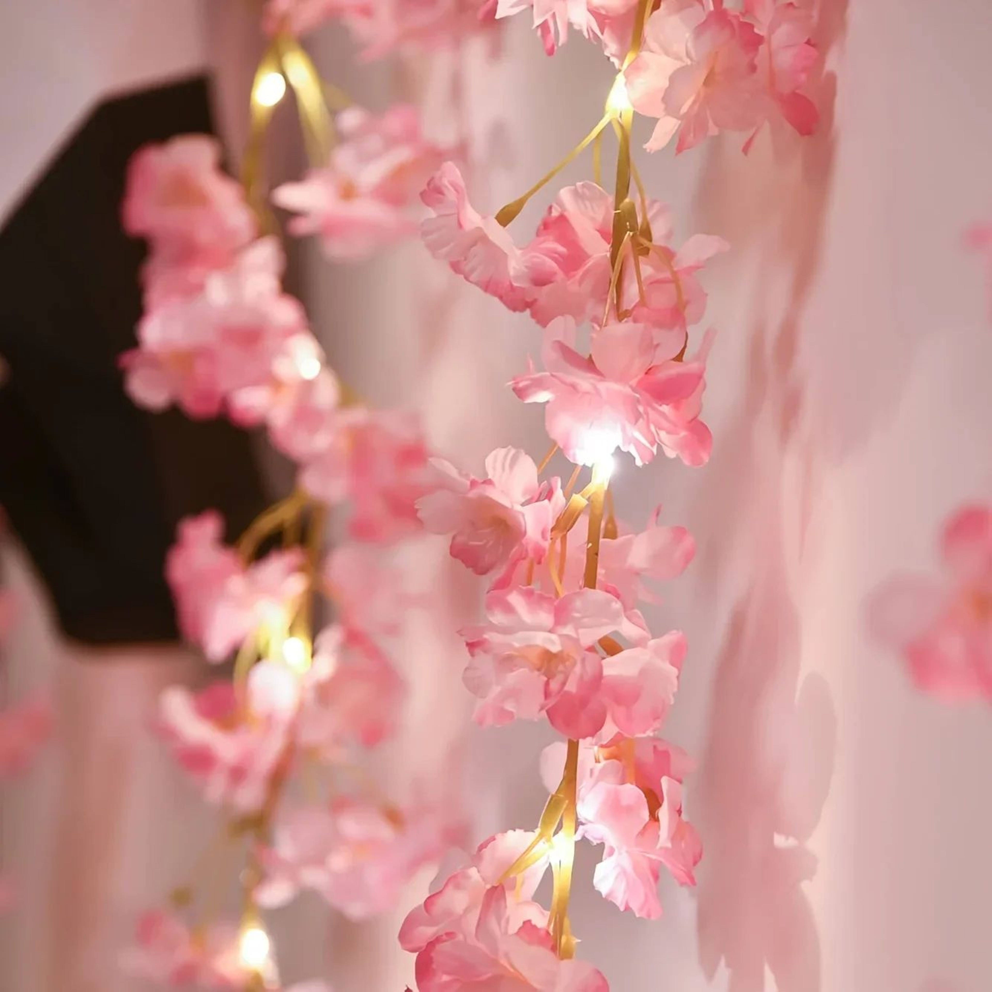 LED Cherry Blossom String Lights For Garden And Wedding Decor 1