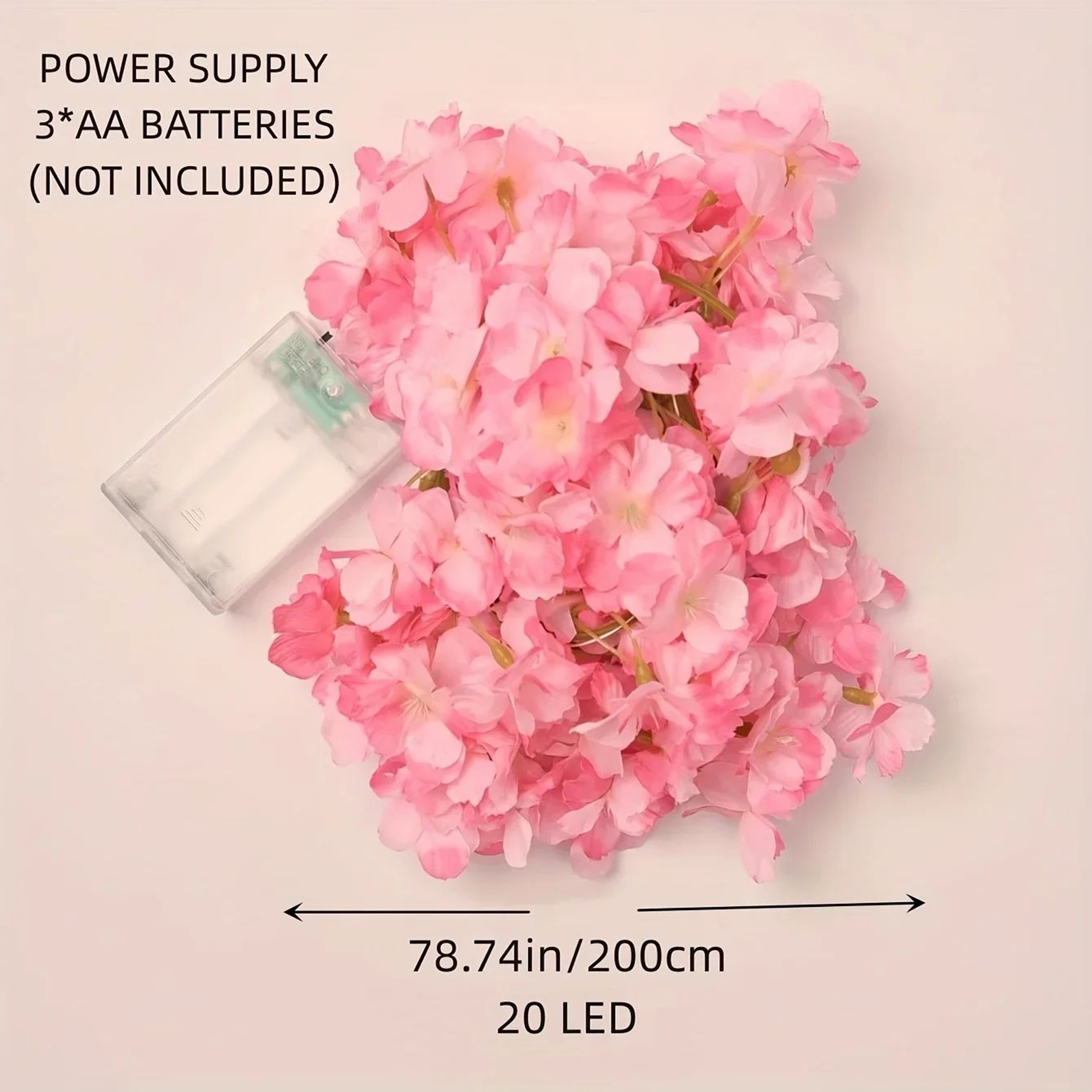 LED Cherry Blossom String Lights For Garden And Wedding Decor 2
