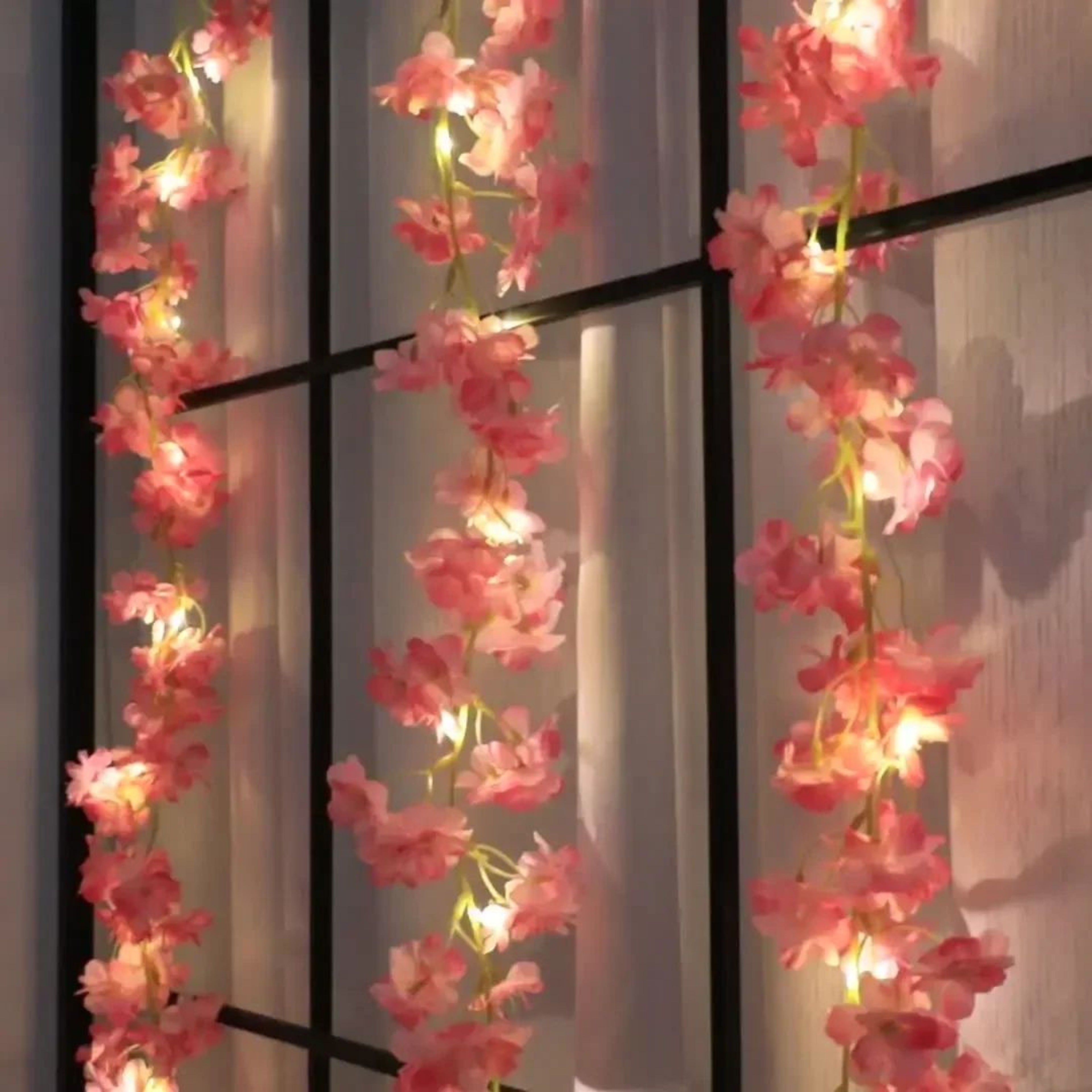 LED Cherry Blossom String Lights For Garden And Wedding Decor 5