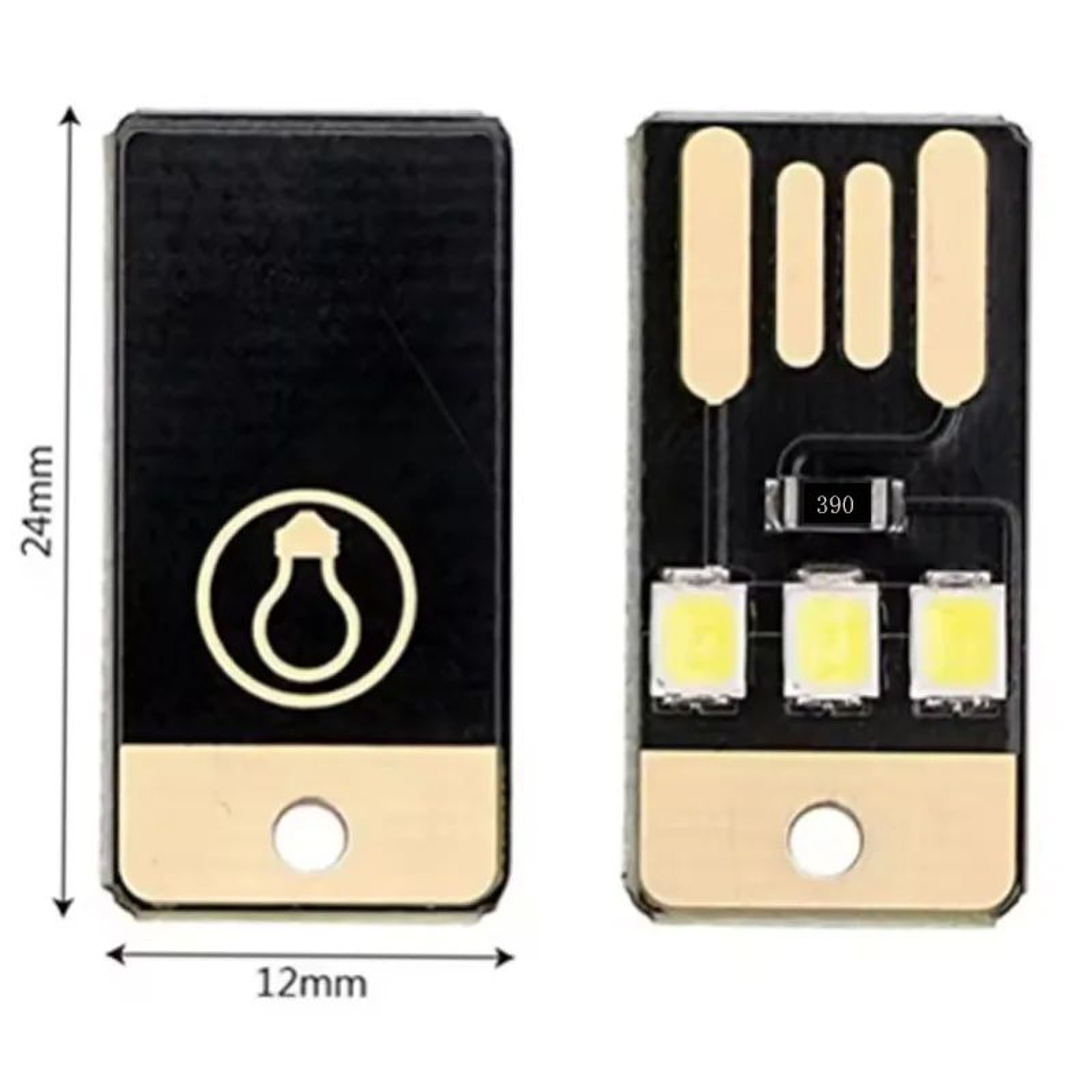 20PCS Ultra Thin Mini USB LED Lamps With Touch Switch 2