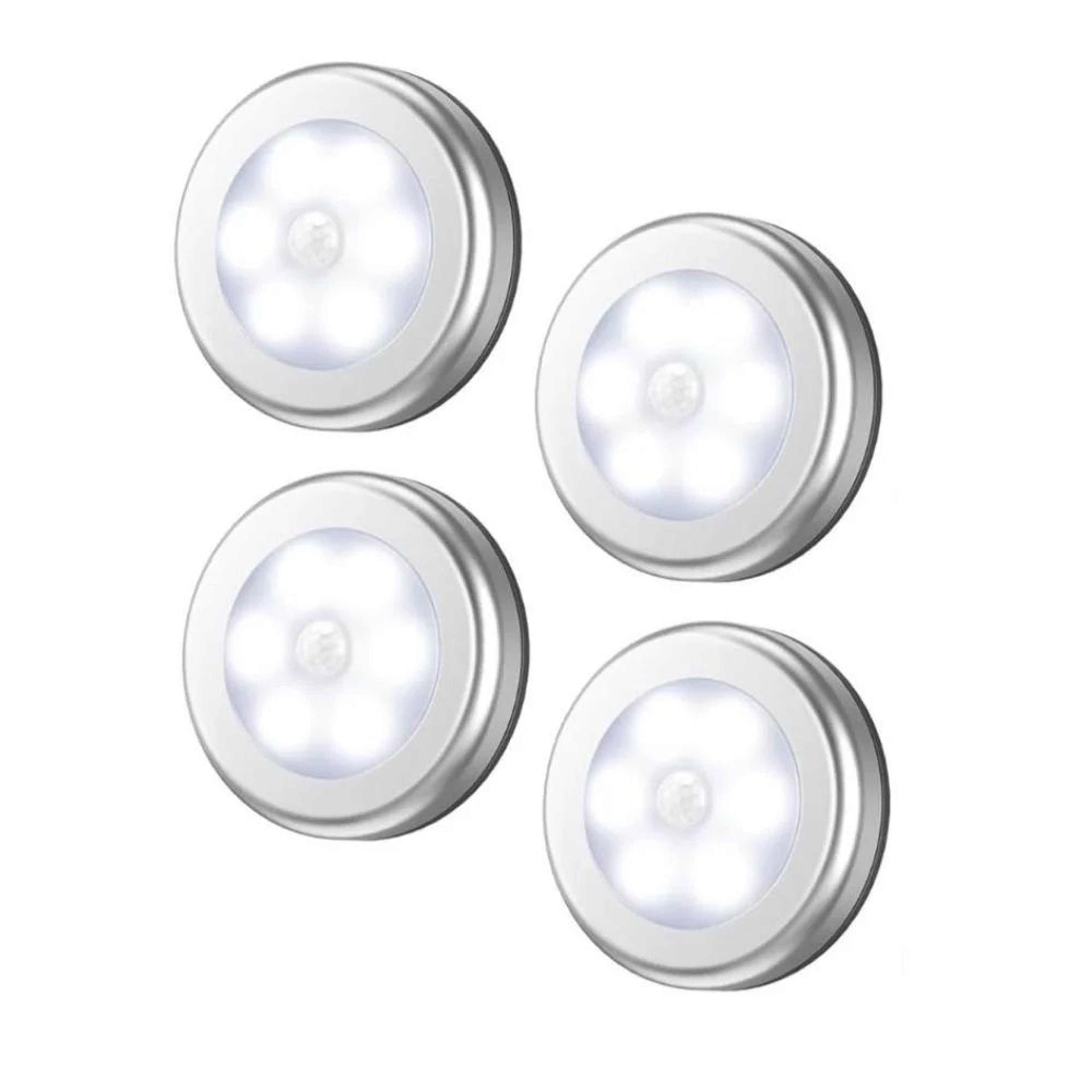 Wireless Round Motion Sensor LED Night Light For Closet And Cabinet 8