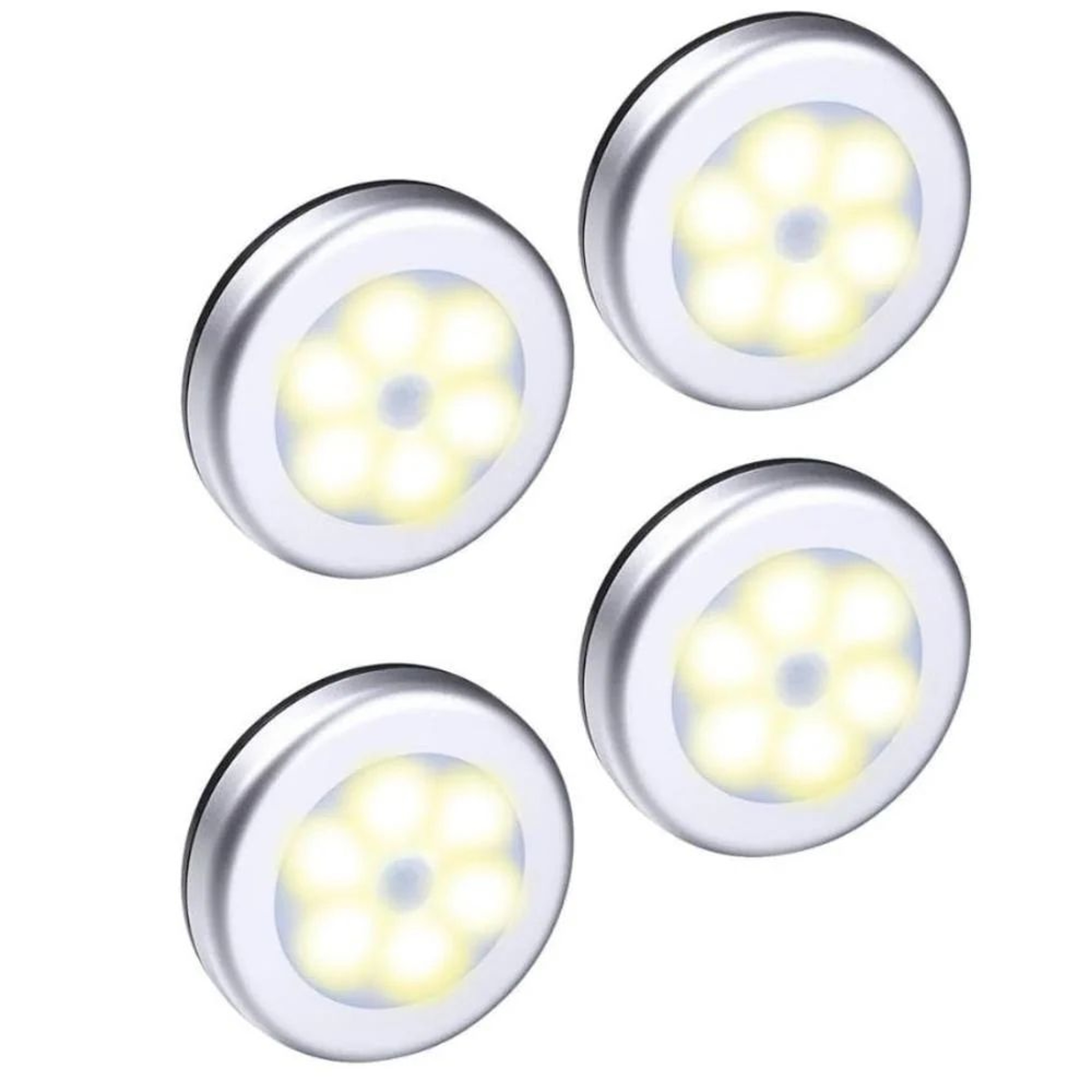 Wireless Round Motion Sensor LED Night Light For Closet And Cabinet 7