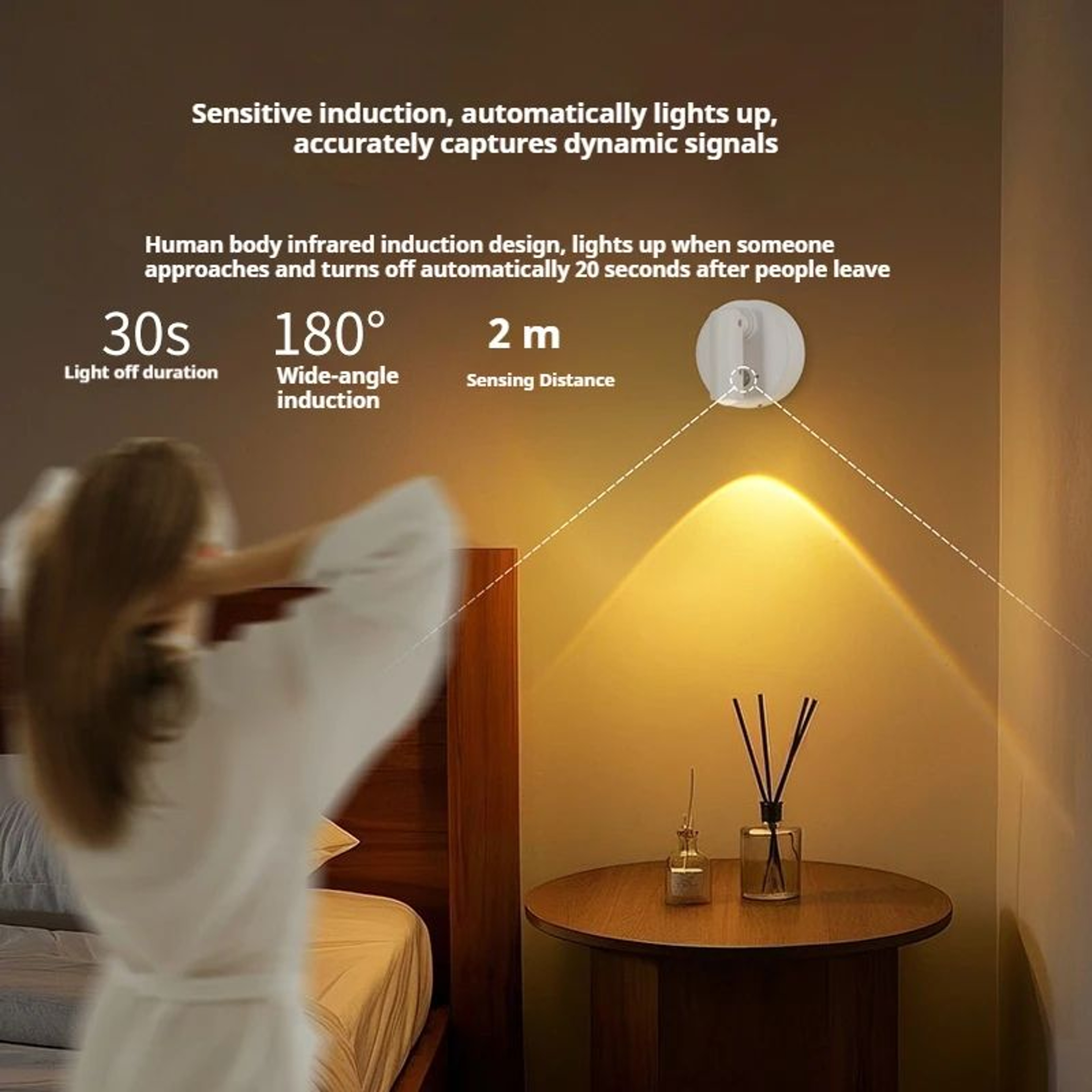 Magnetic Rechargeable LED Wall Lamp With Touch Dimming 2