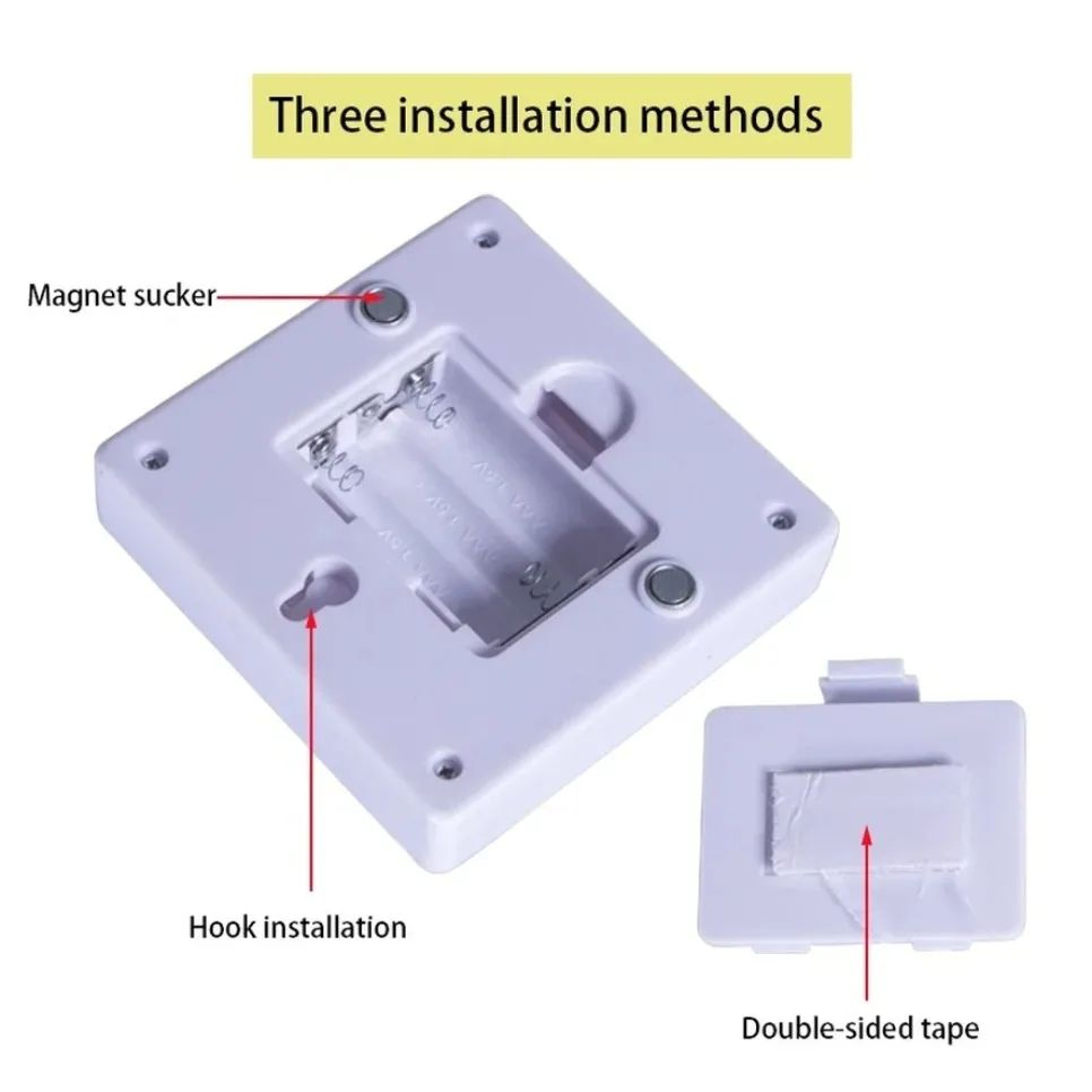 2 Piece COB LED Battery Powered Wall Night Lights 1