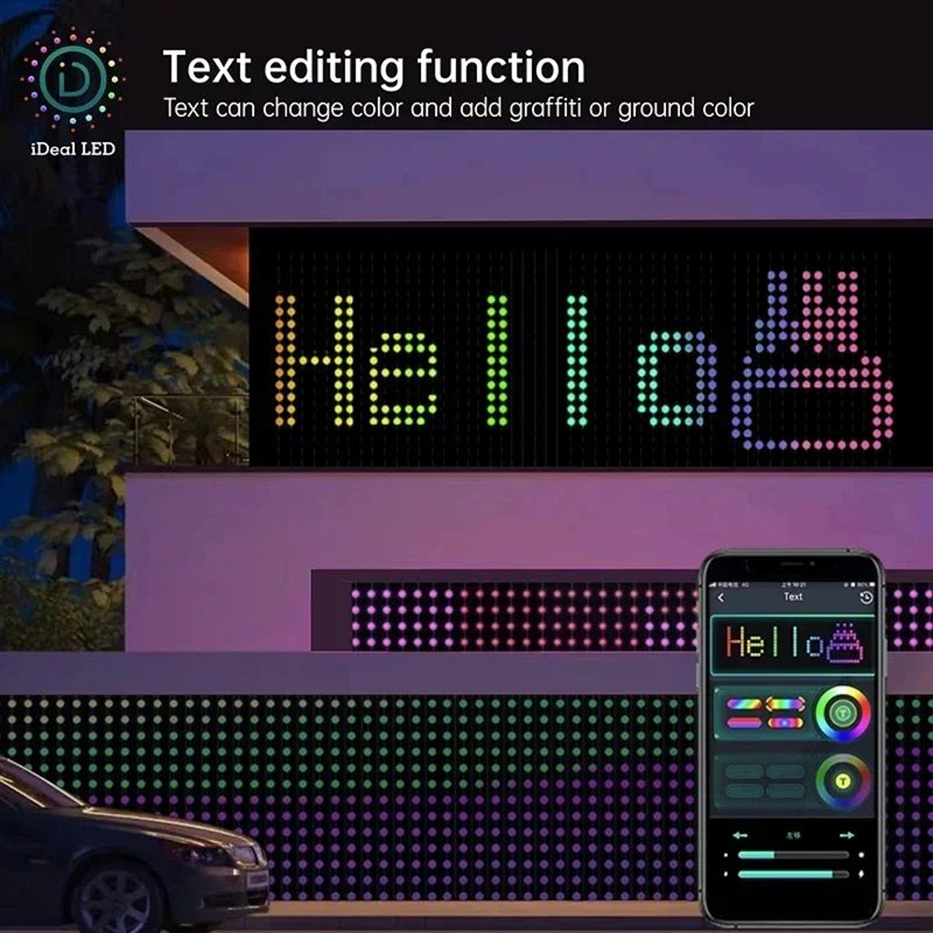 Smart RGB LED Curtain Lights With Music Sync 3