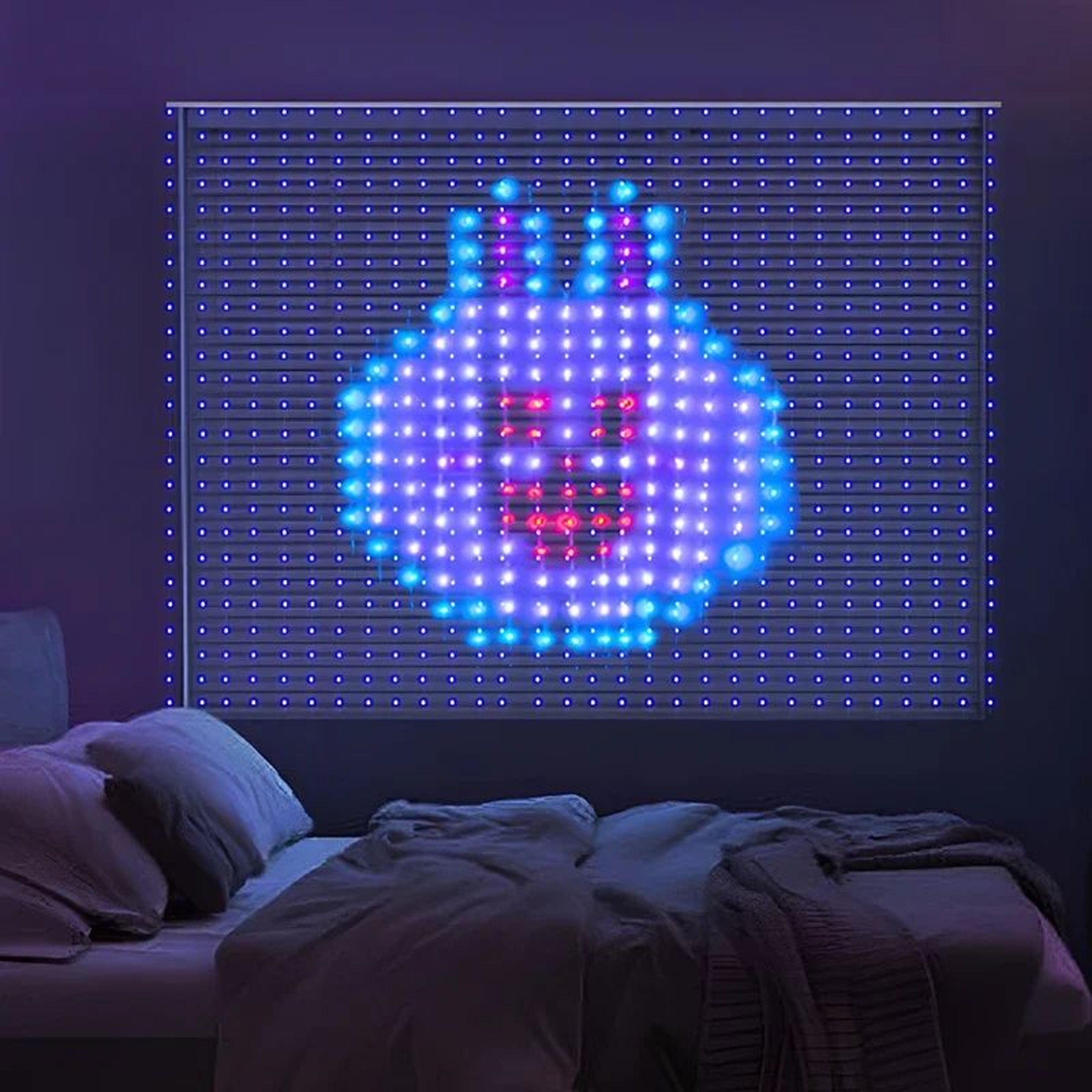 Smart RGB LED Curtain Lights With DIY Picture Display 5