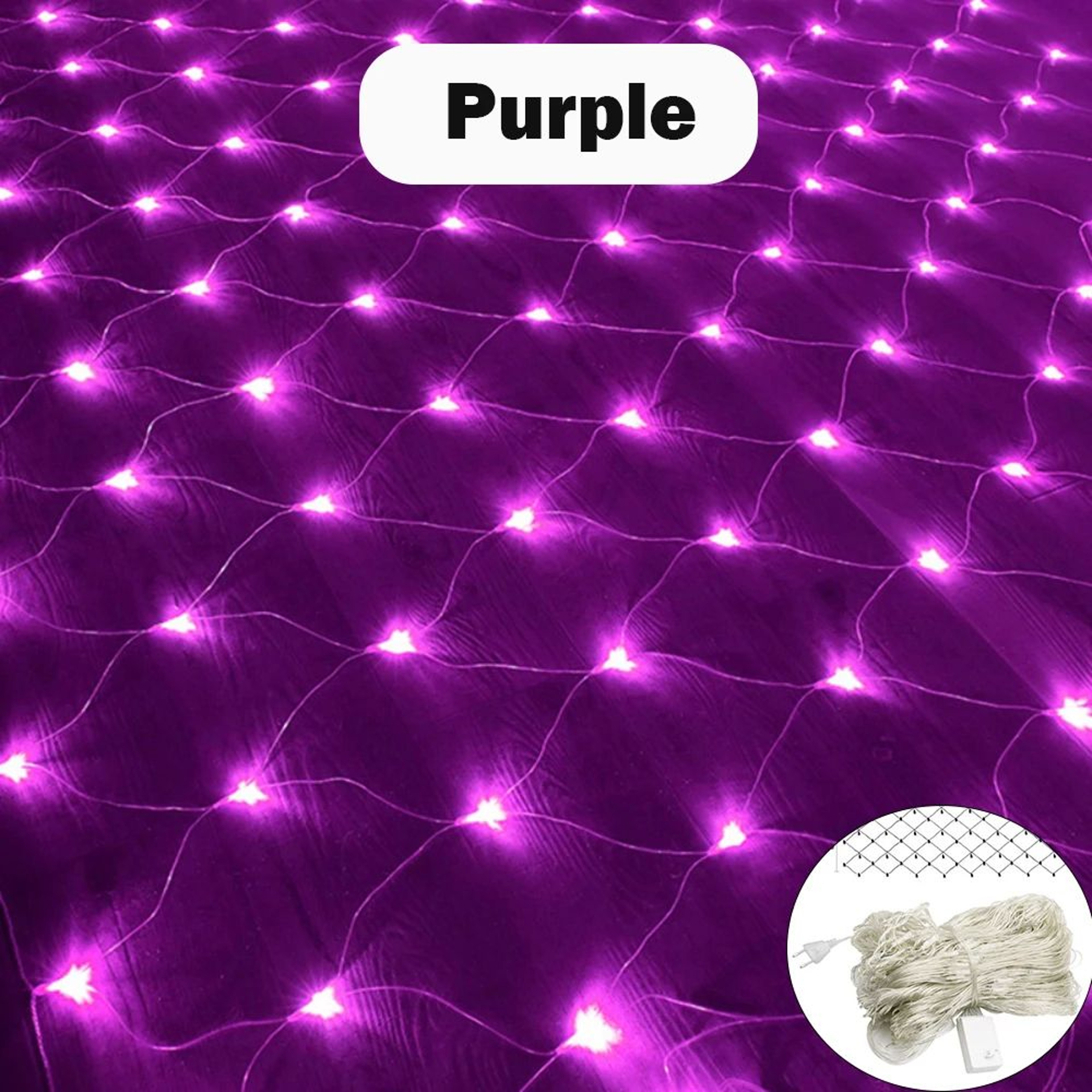 LED Net Mesh Fairy String Lights For Outdoor Decor 12