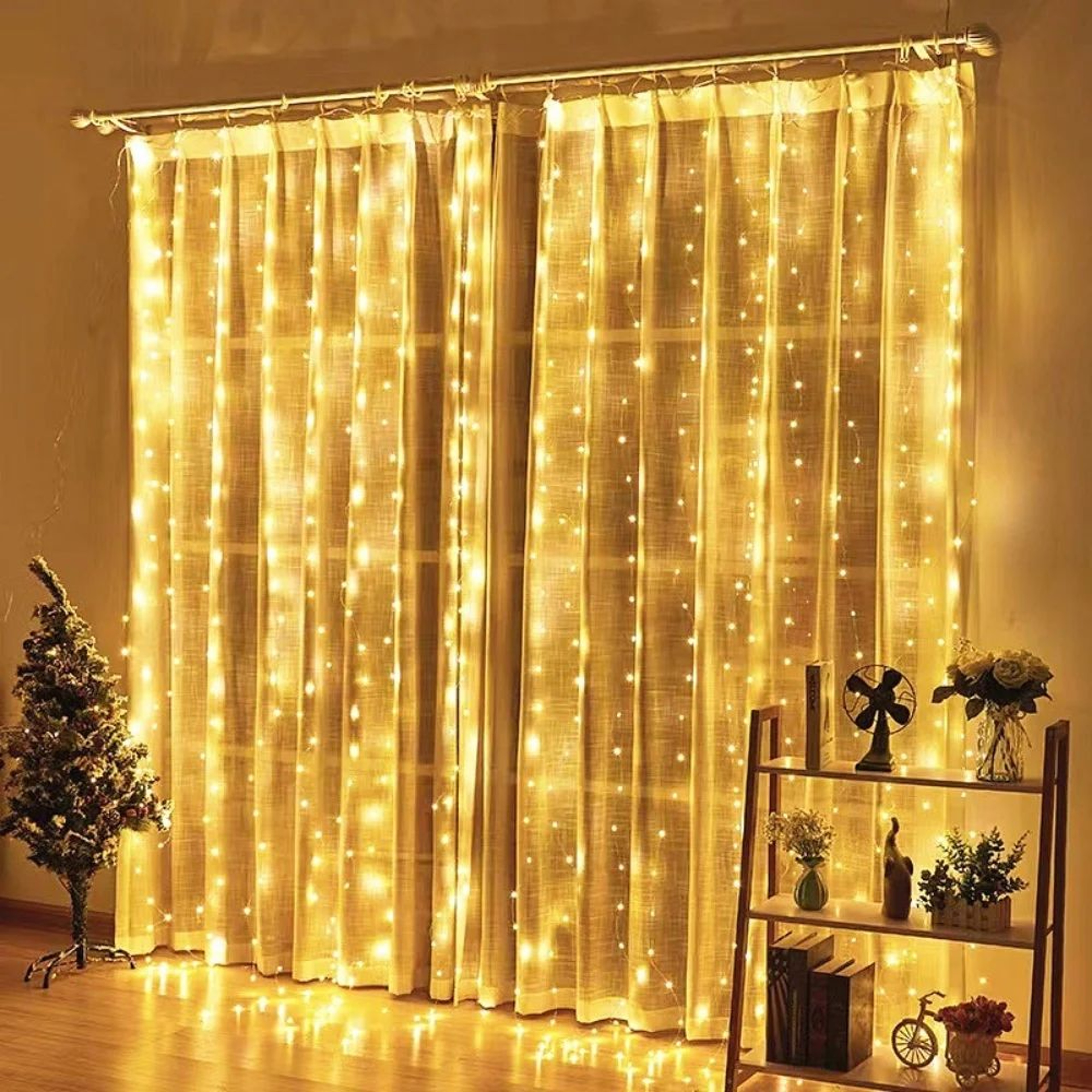 USB LED Curtain String Lights For Ramadan Decor 6