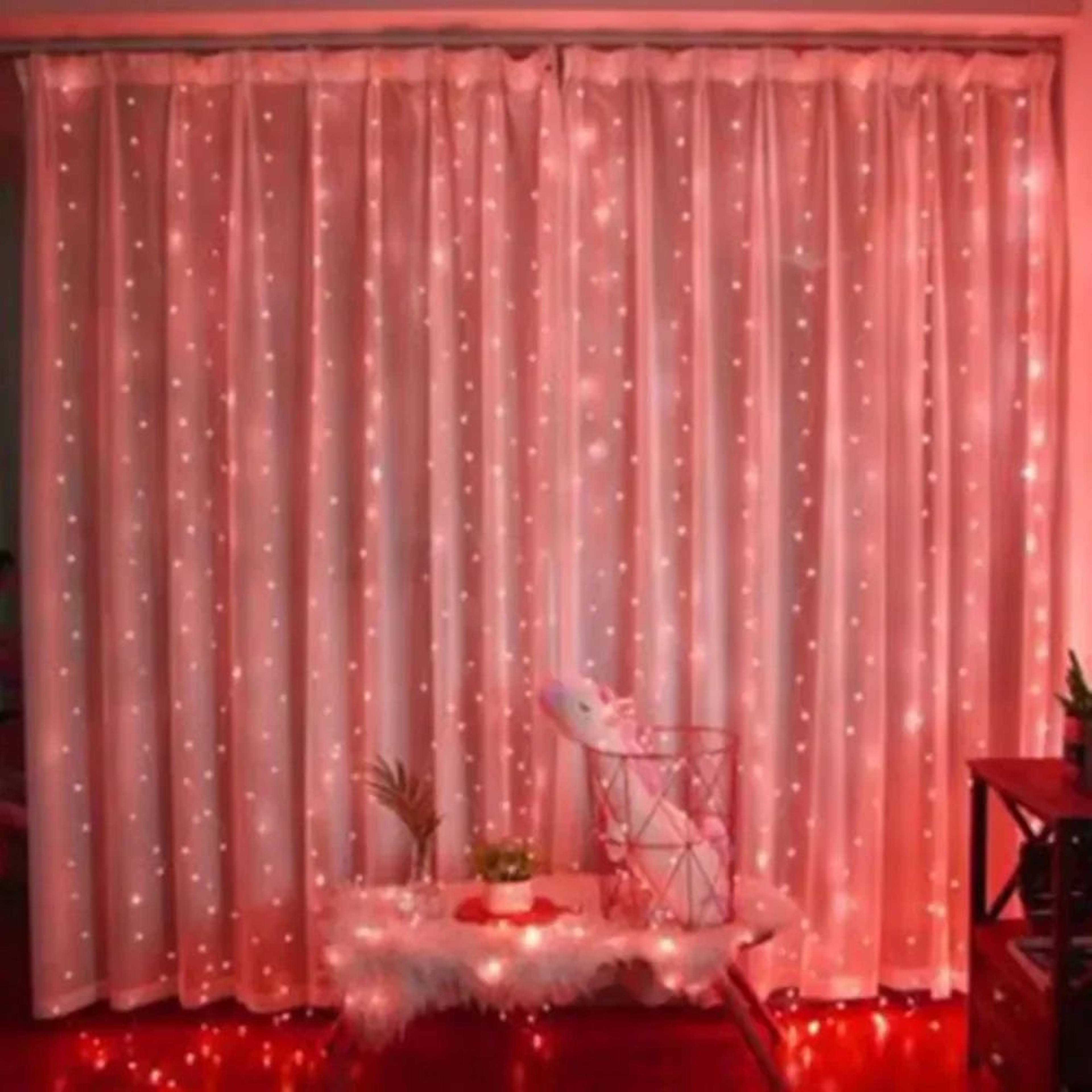 6M LED Curtain Fairy Lights With Remote Control 10