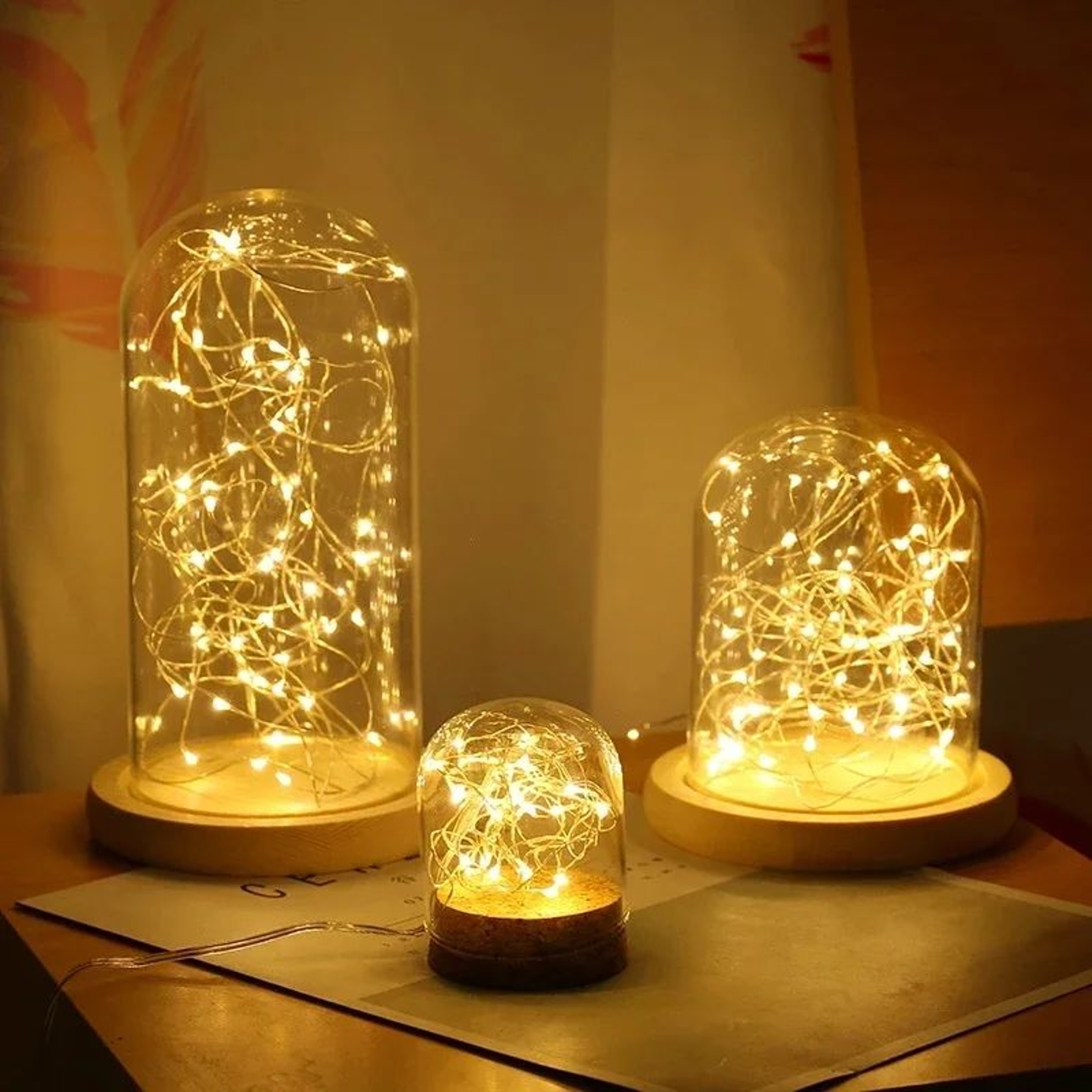 USB Copper Wire Fairy String Lights For Holiday Decor 2