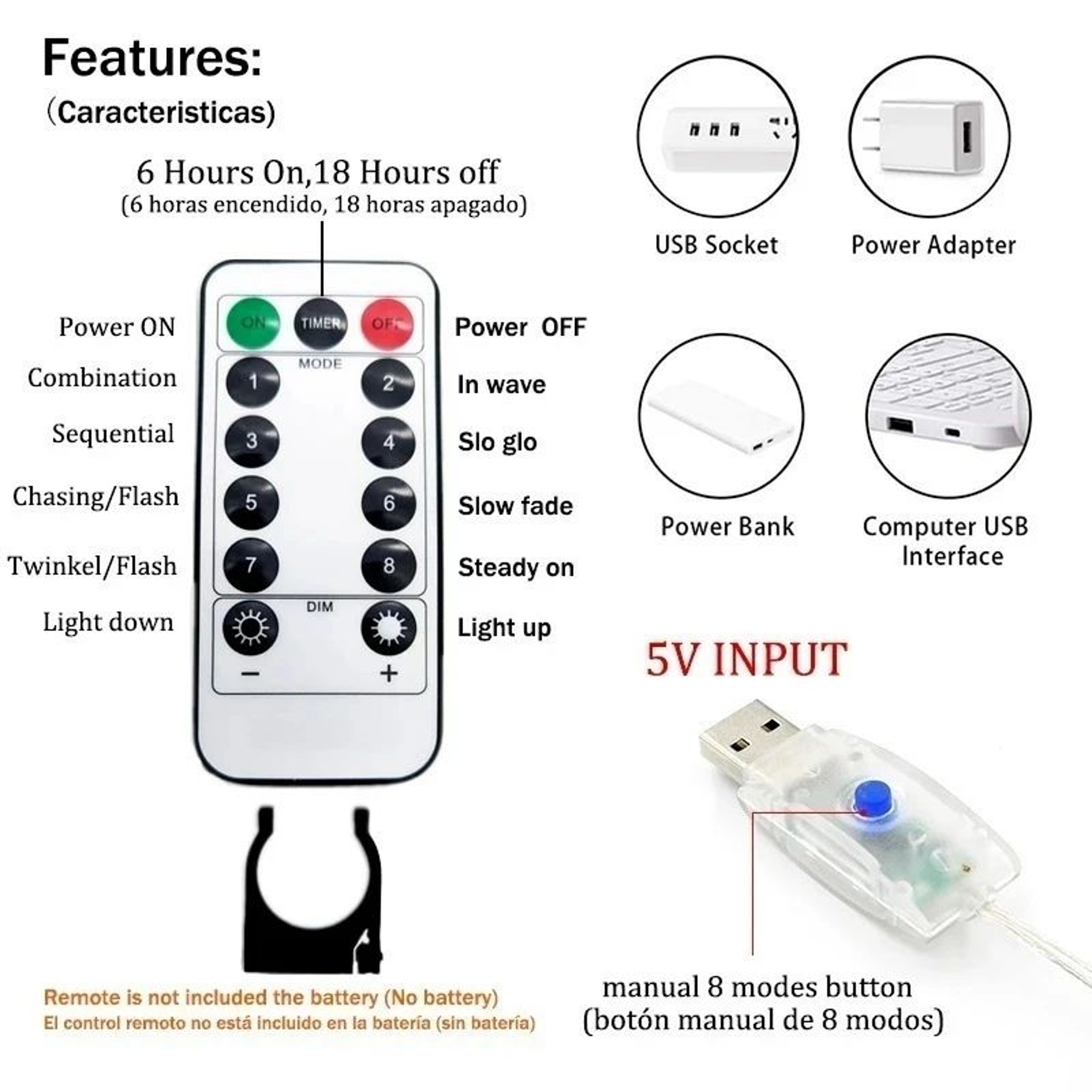 LED Garland Curtain Fairy Lights With Remote Control 4