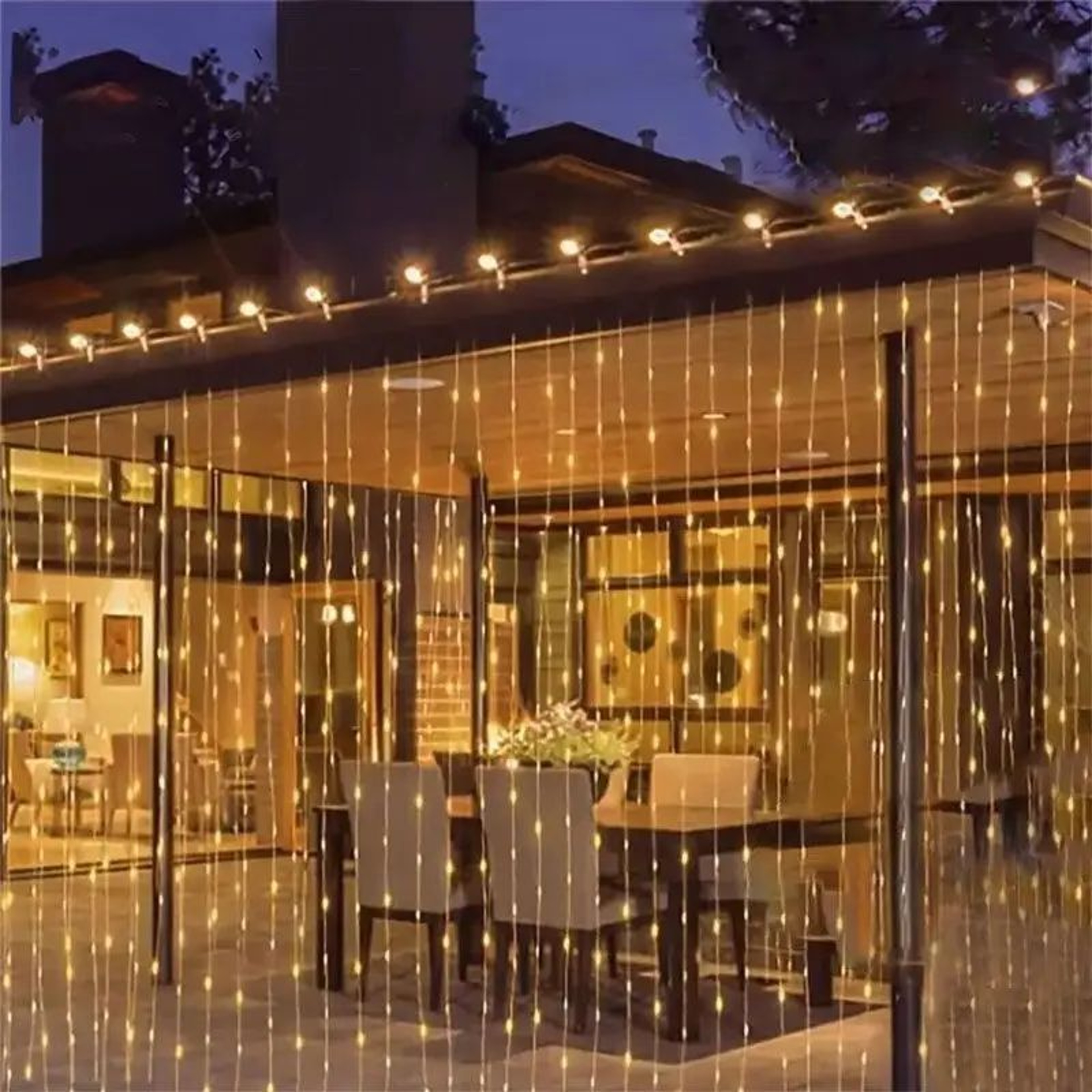 Valentines Day LED Curtain Fairy Lights With Remote 2