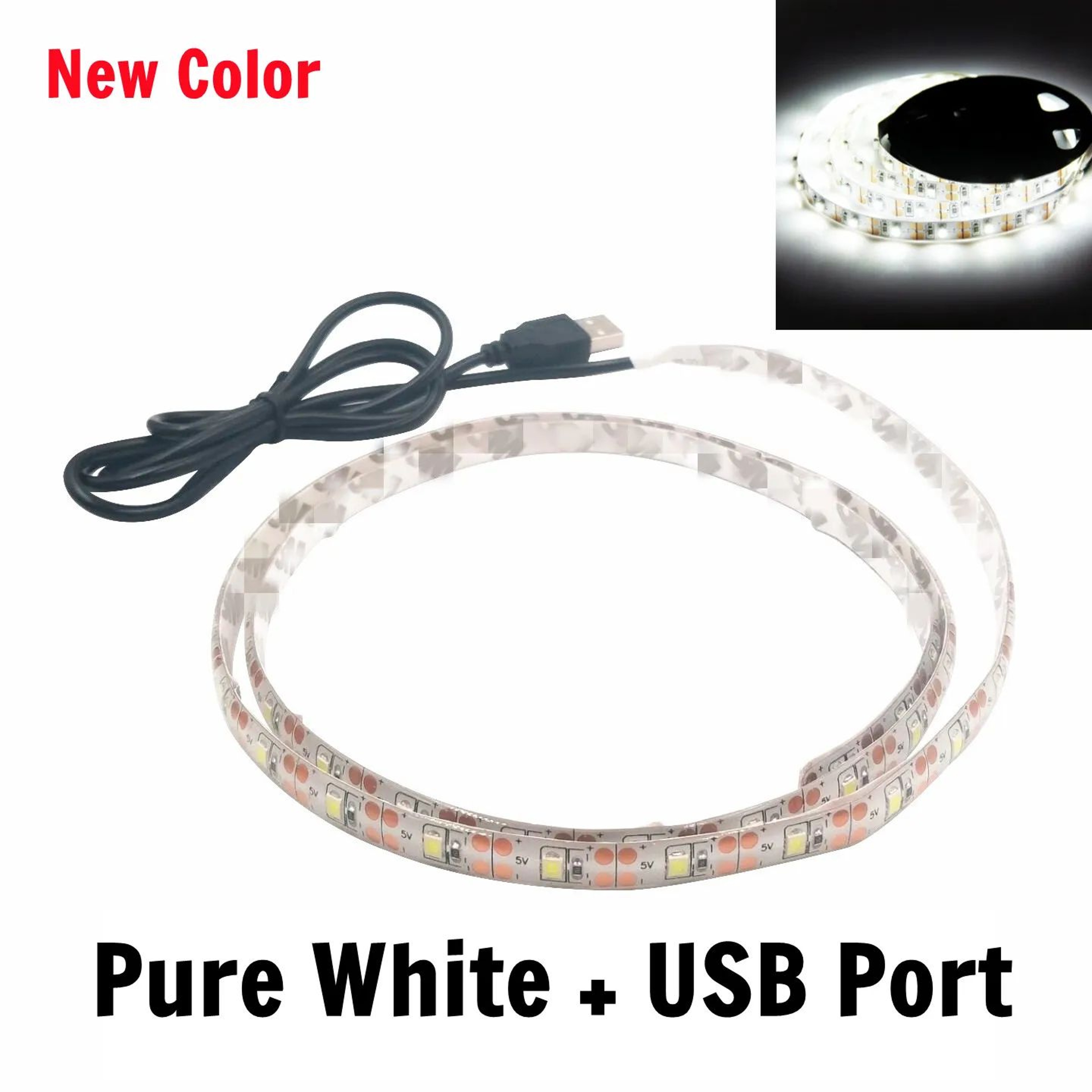 DC 5V USB 2835 LED Strip Light For TV And Home Decor 7