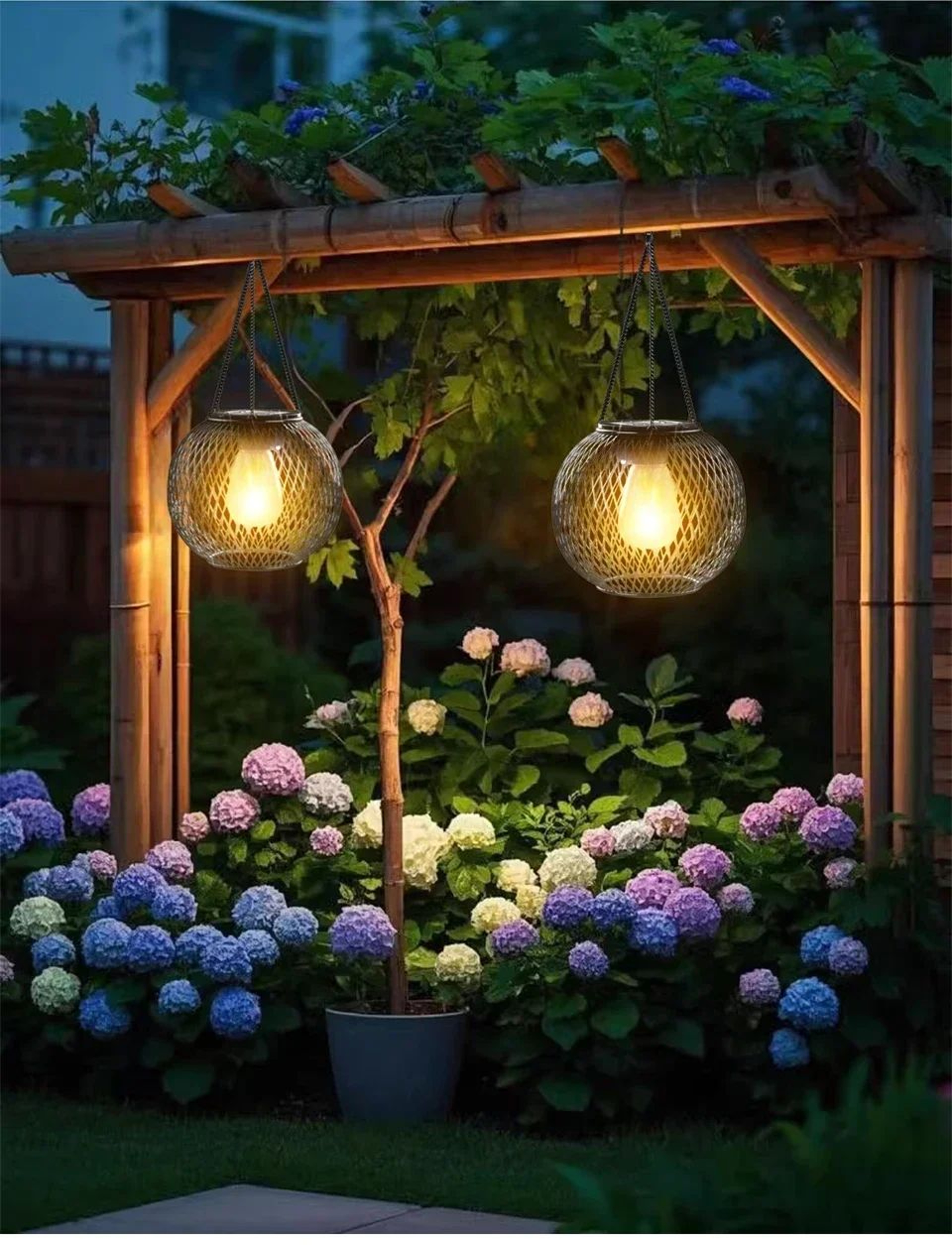 Waterproof Solar Hanging Lantern For Outdoor Garden Decor 10