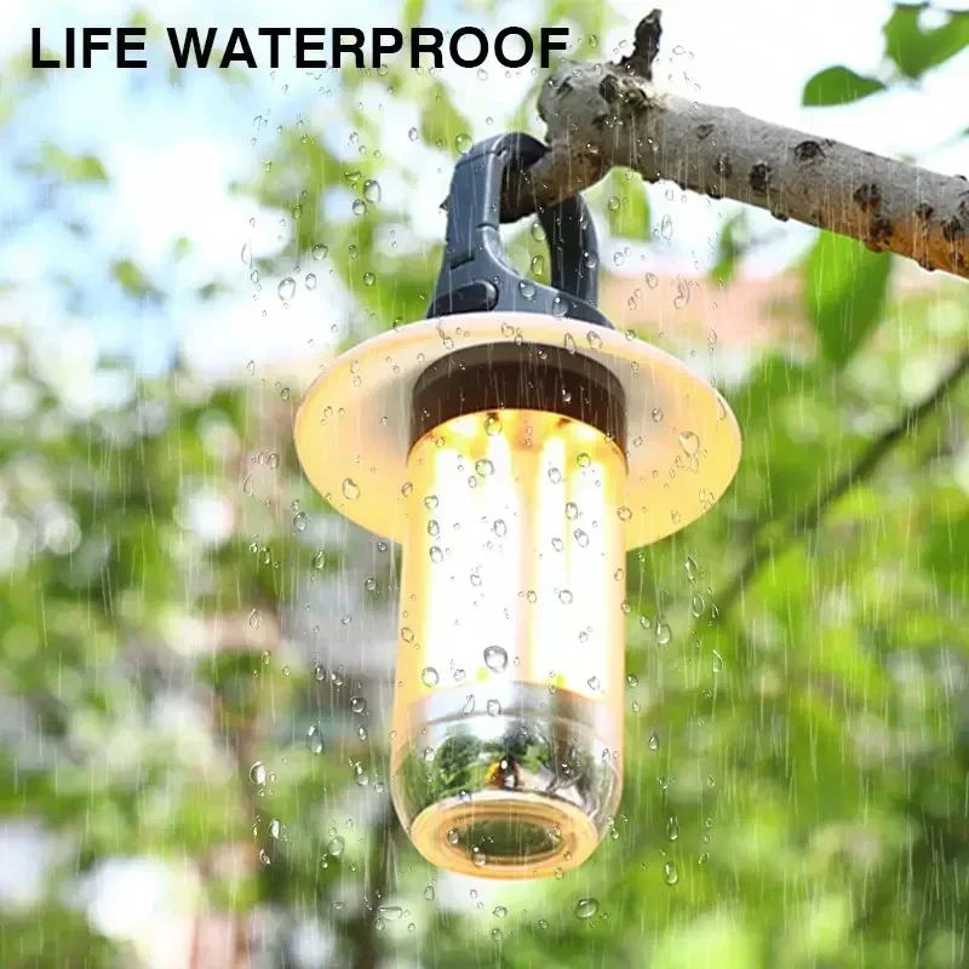 USB C Rechargeable LED Camping Lantern With Hanging Hook 9