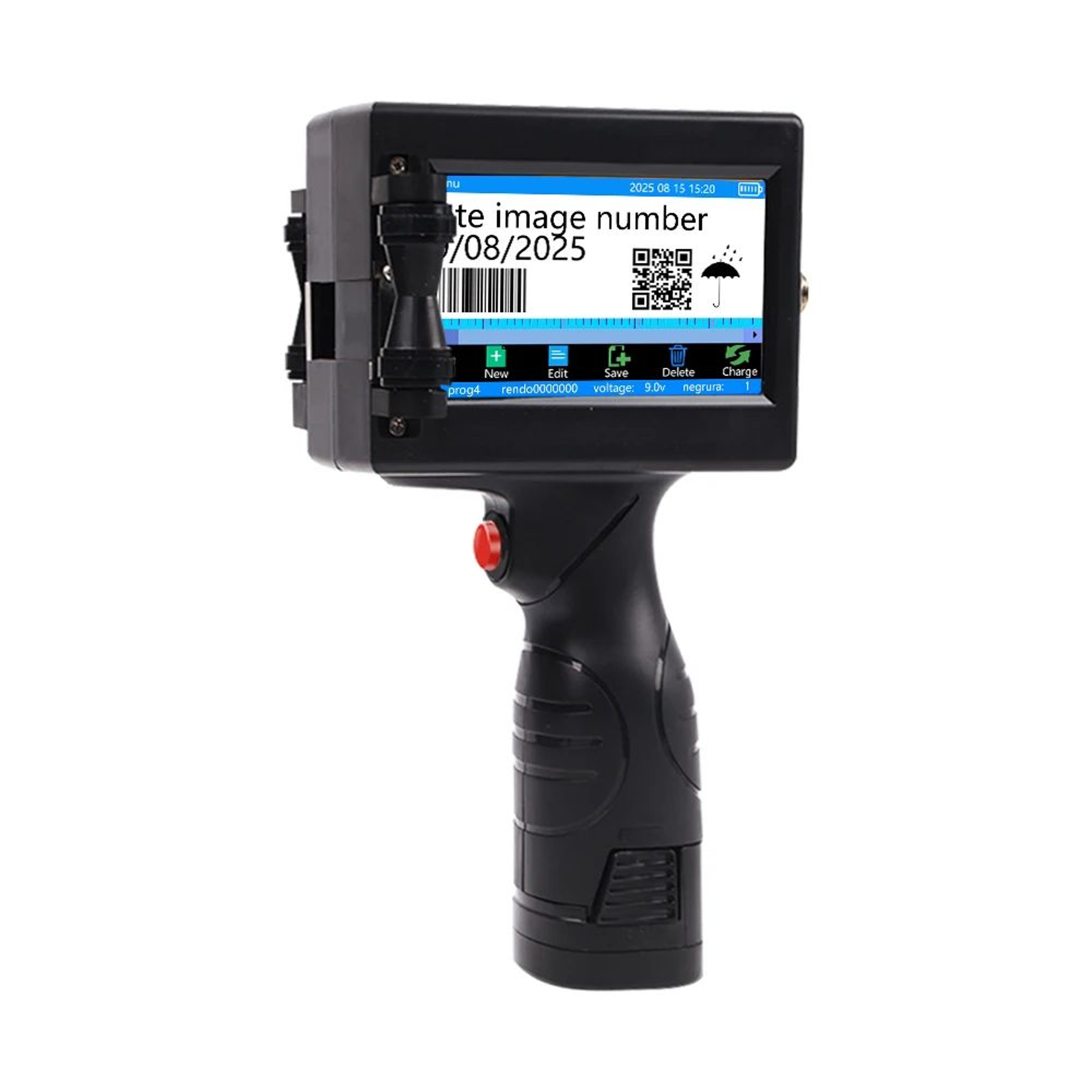 Portable Inkjet Coding Printer For Dates Logos Barcodes And QR Codes 0