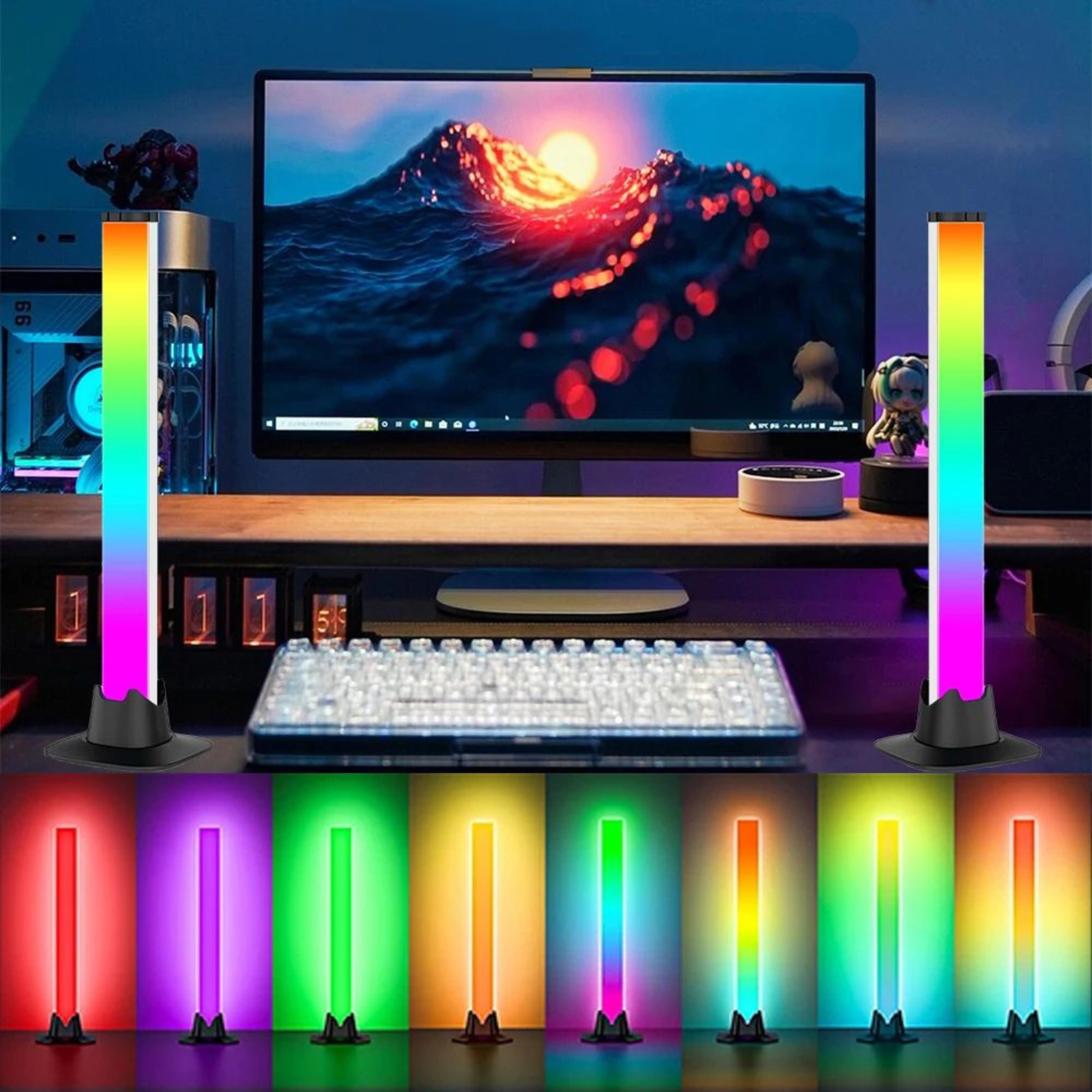 RGBIC Music Rhythm Light Bar With App Control And USB Power 2