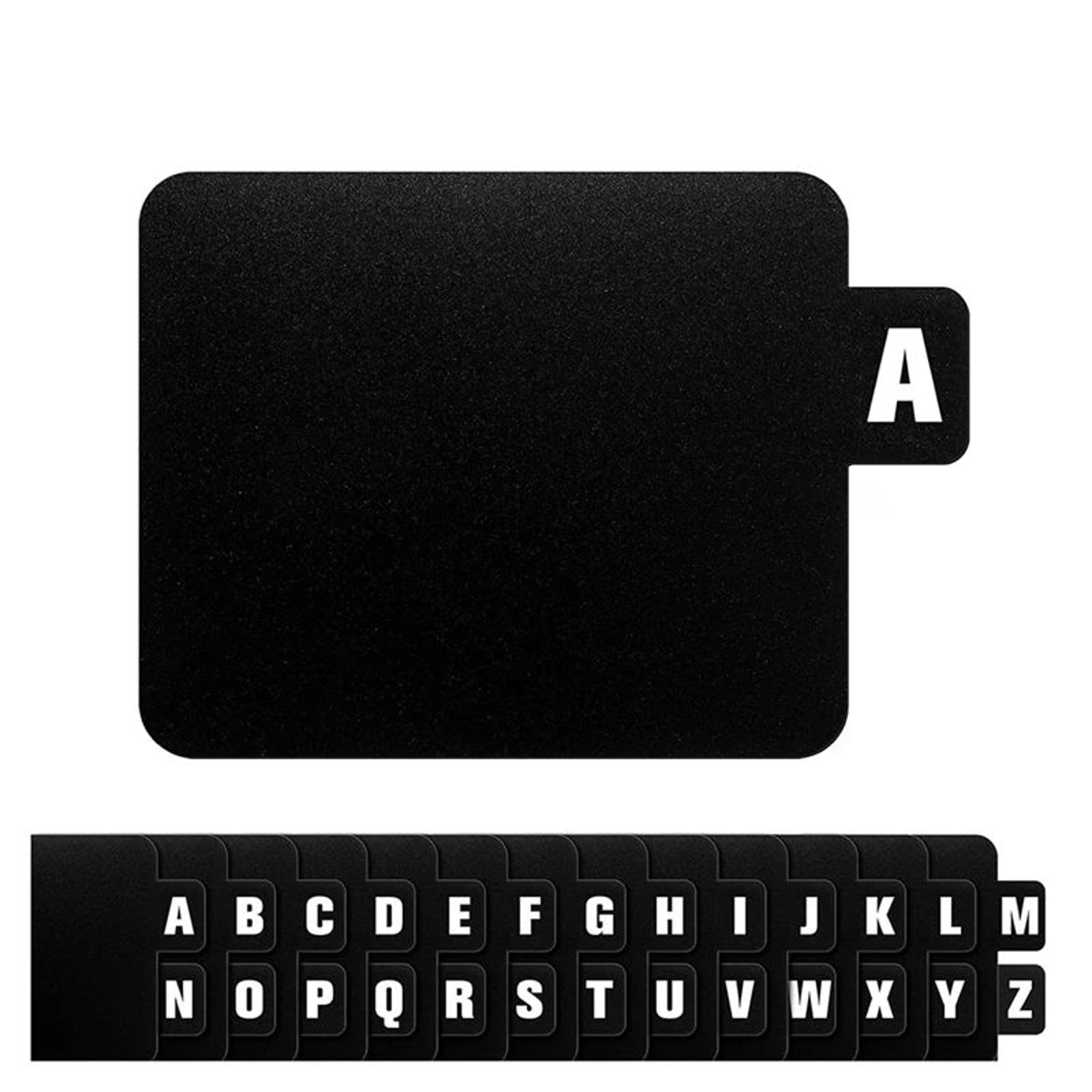 26 Piece Alphabetical Vinyl Record And DVD Organizer Dividers 1