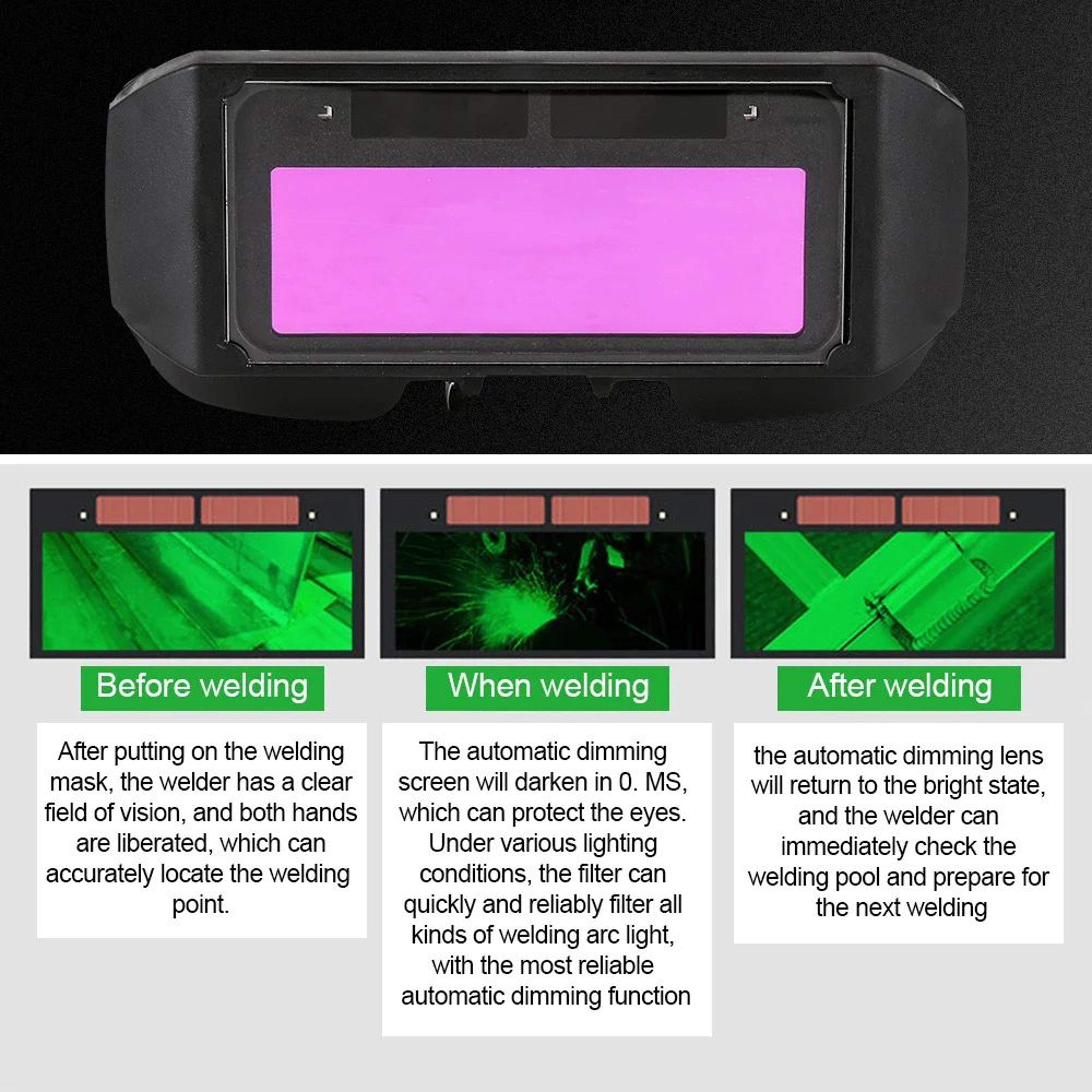 Auto Darkening Welding Goggles With Automatic Light Adjustment 9