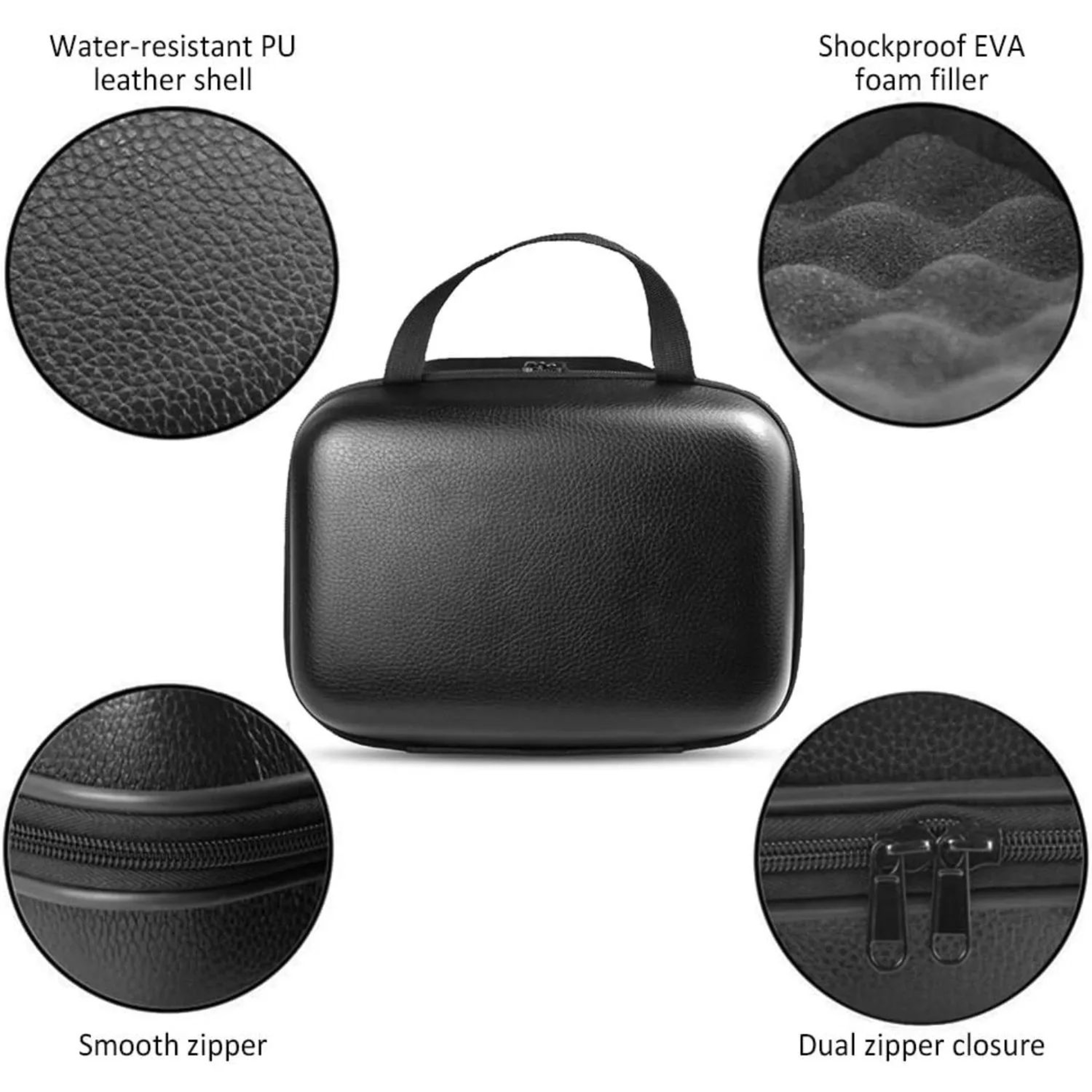 Lixada Three Compartment Fishing Reel Protective Storage Case 4