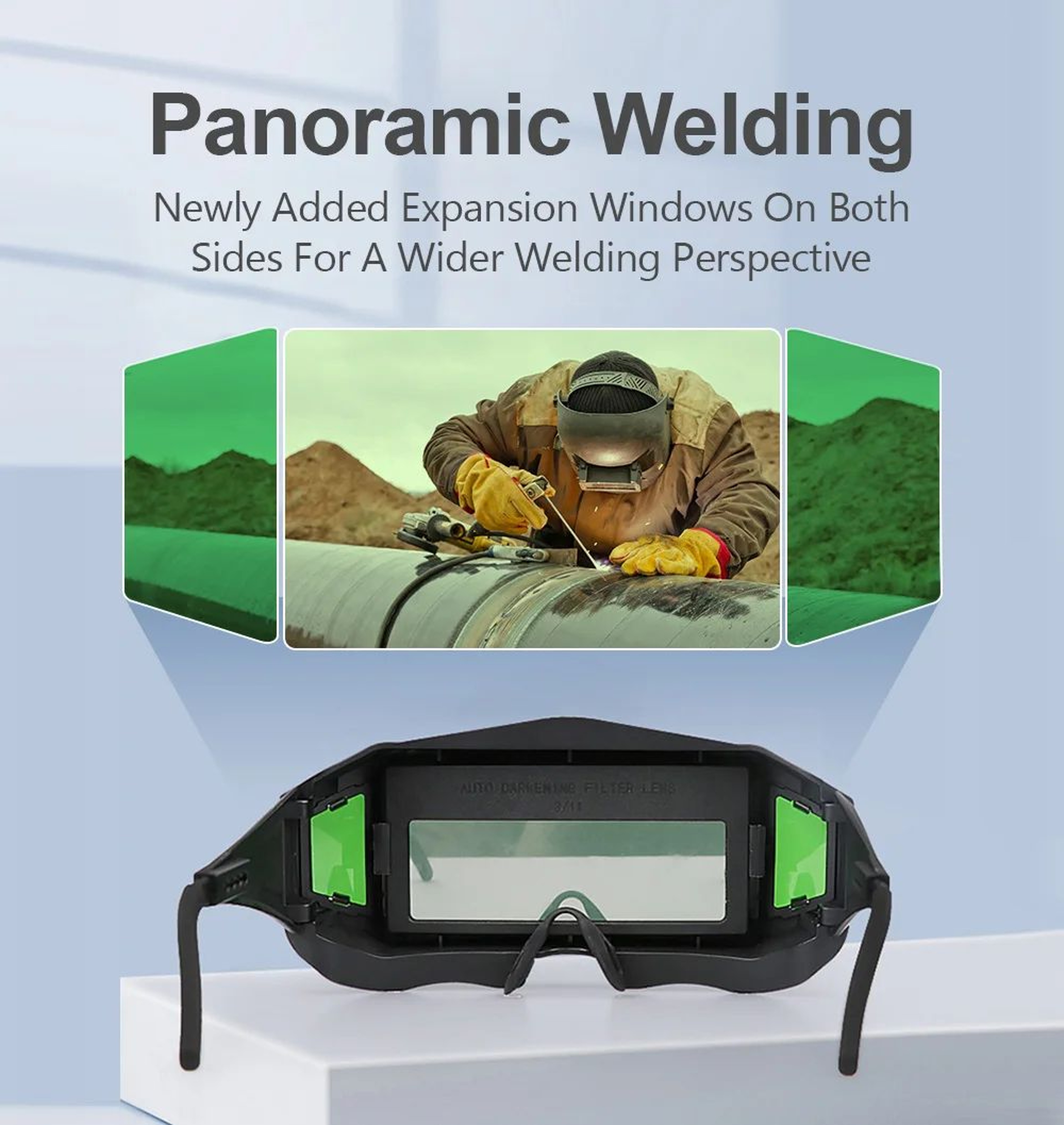 Automatic Darkening Welding Glasses For TIG MIG And MMA Welding 9