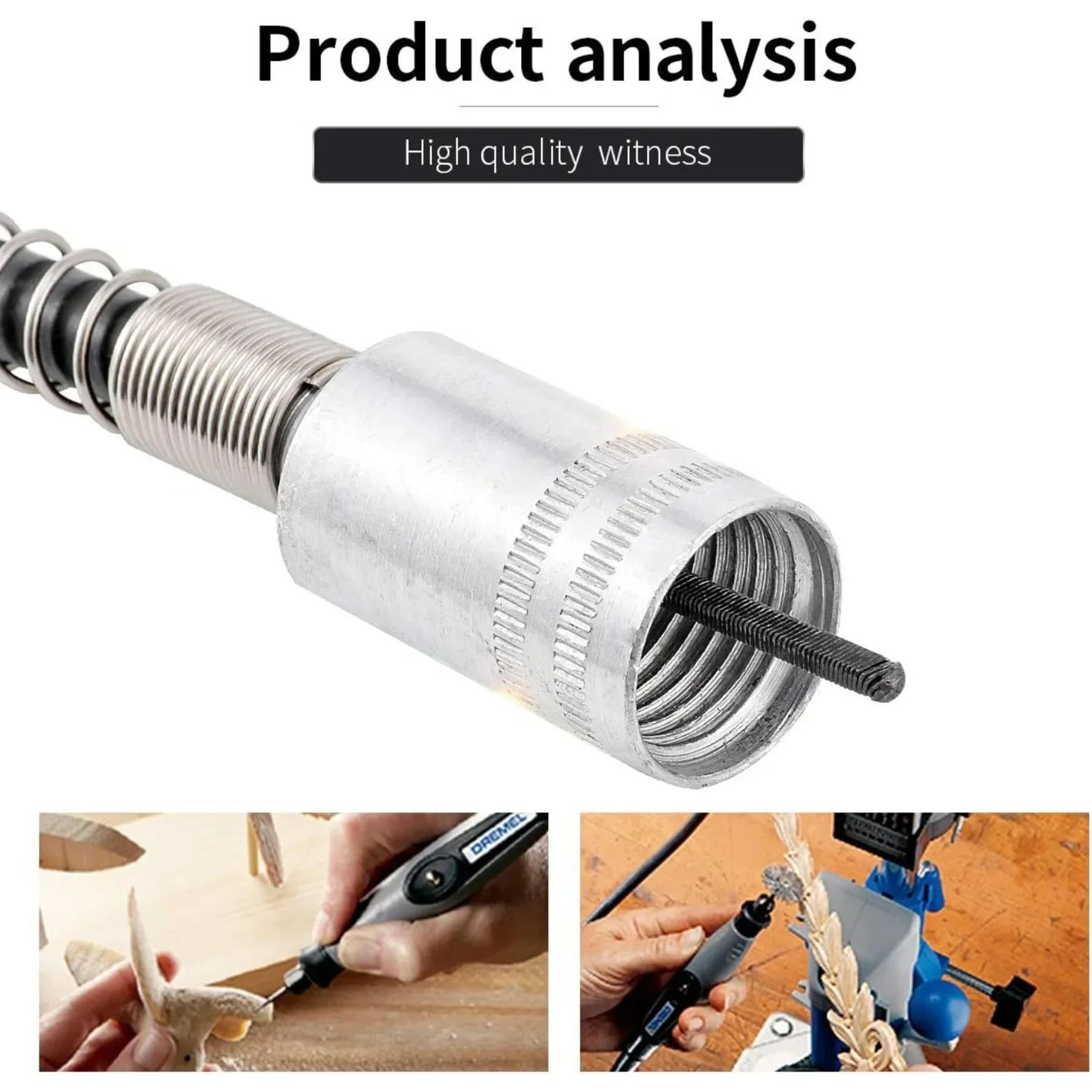 Flexible Rotary Grinder Shaft For Precision Detail Work 4