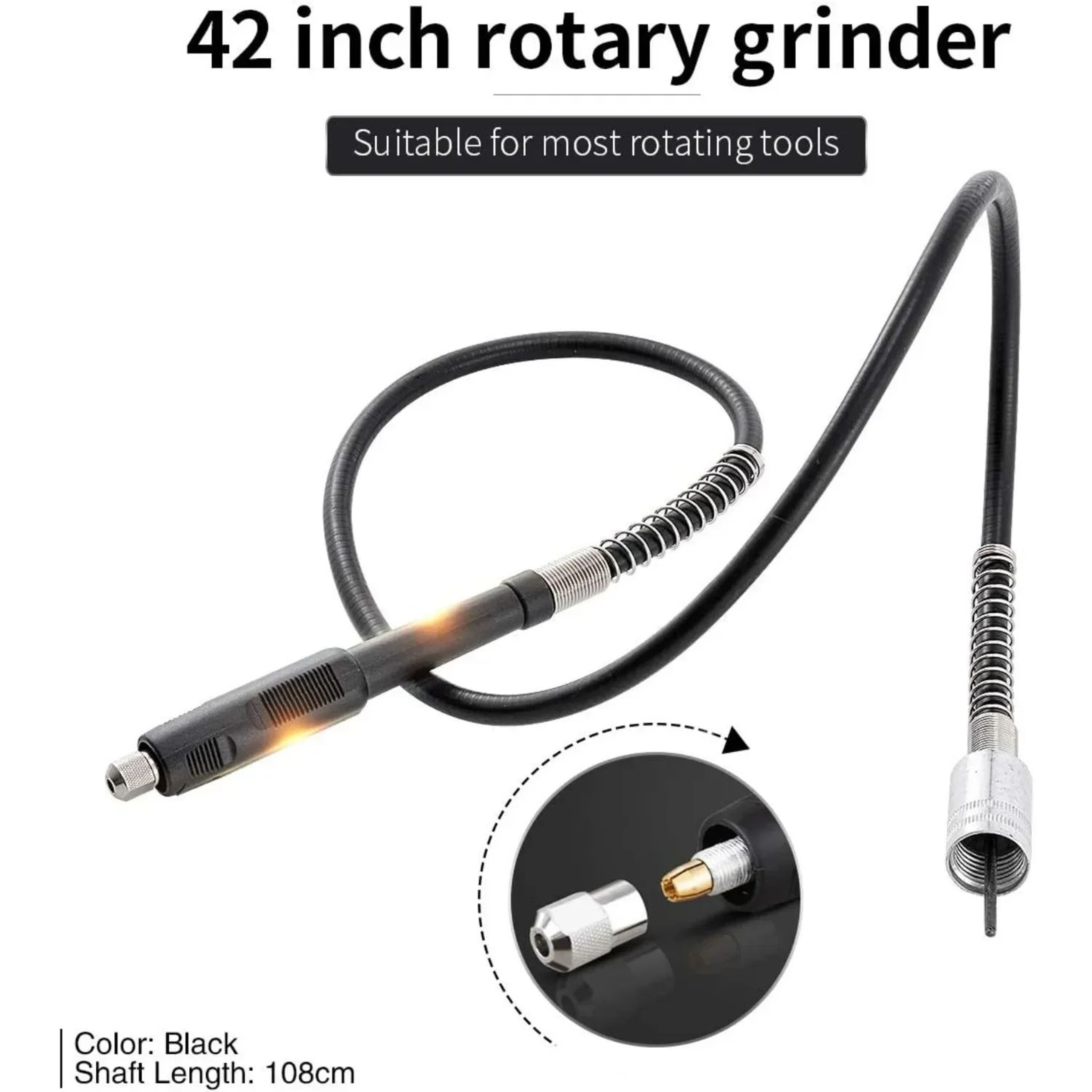 Flexible Rotary Grinder Shaft For Precision Detail Work 1