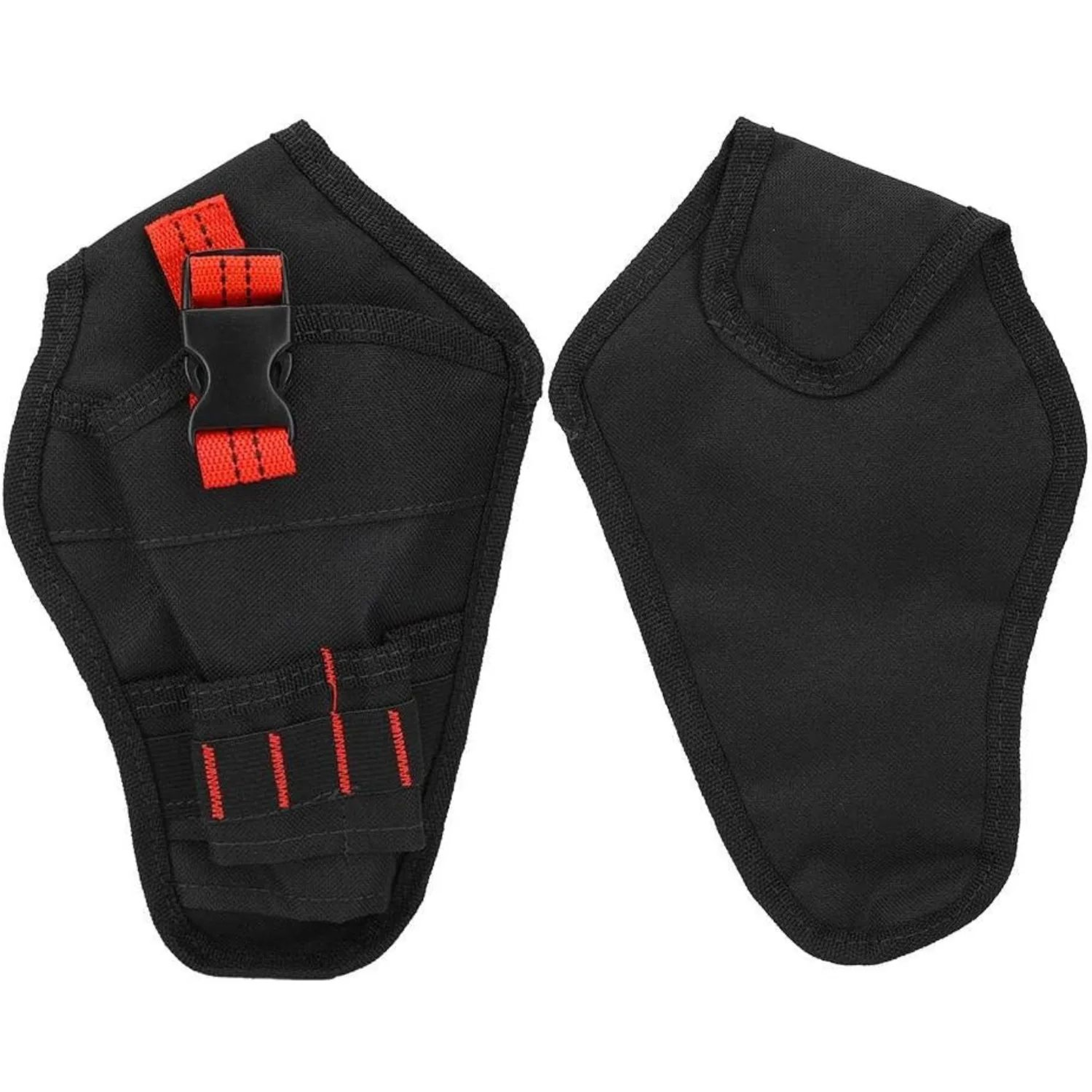 Electric Drill Belt Holster And Tool Waist Pouch Black And Red 1