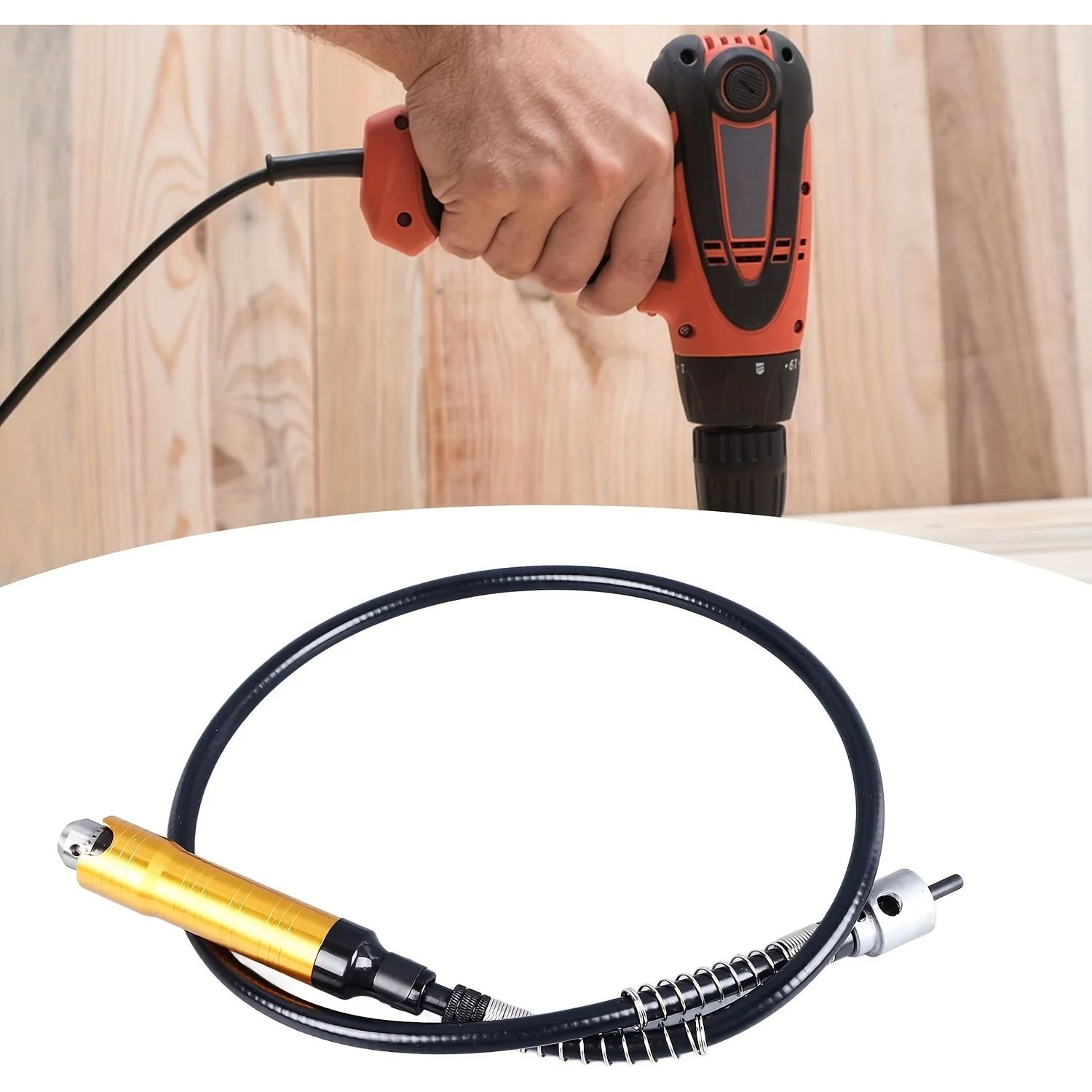 Flexible Rotary Tool Extension Shaft With 03 To 65mm Chuck 2