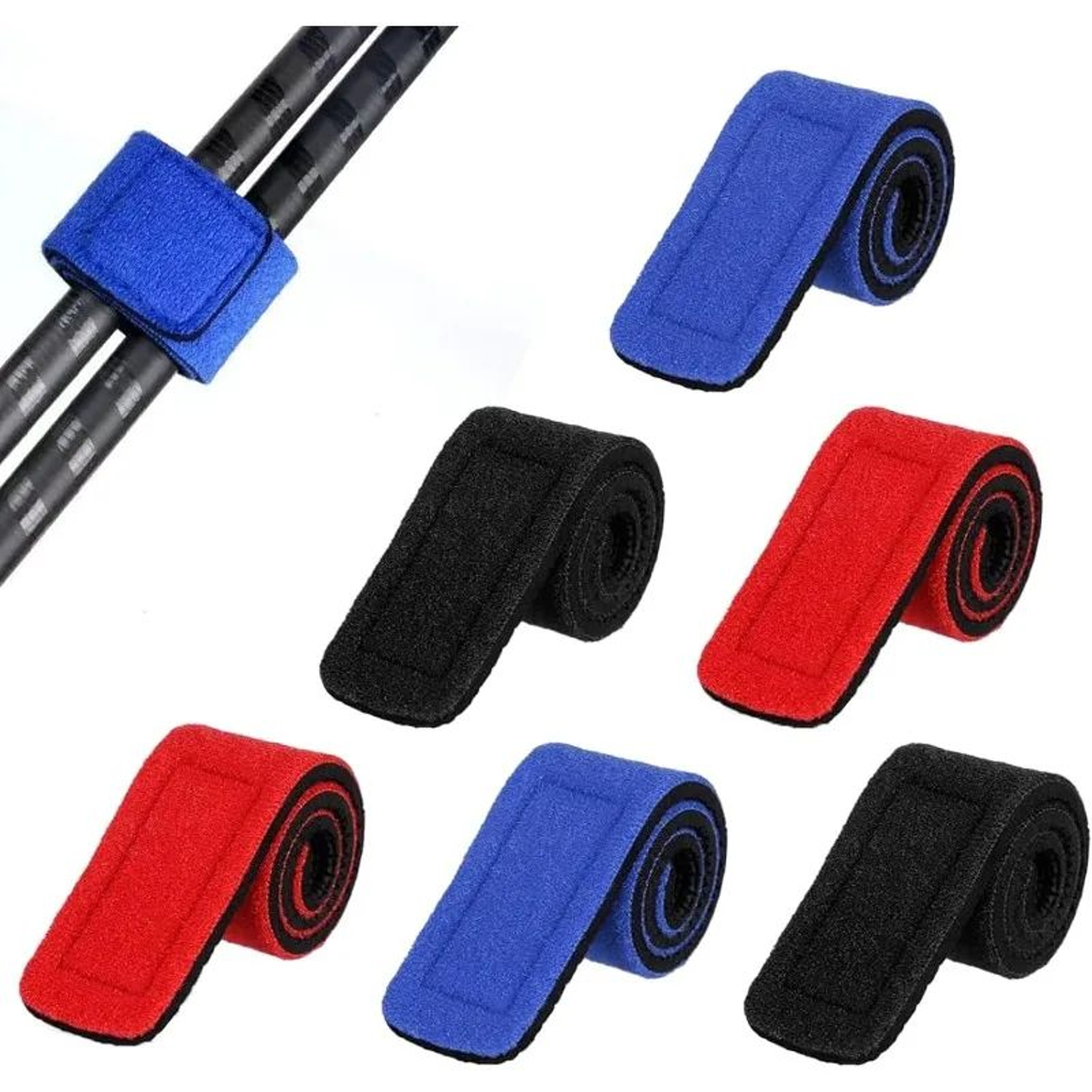 2 Piece Fishing Rod Straps For Casting Spinning And Fly Rods 0