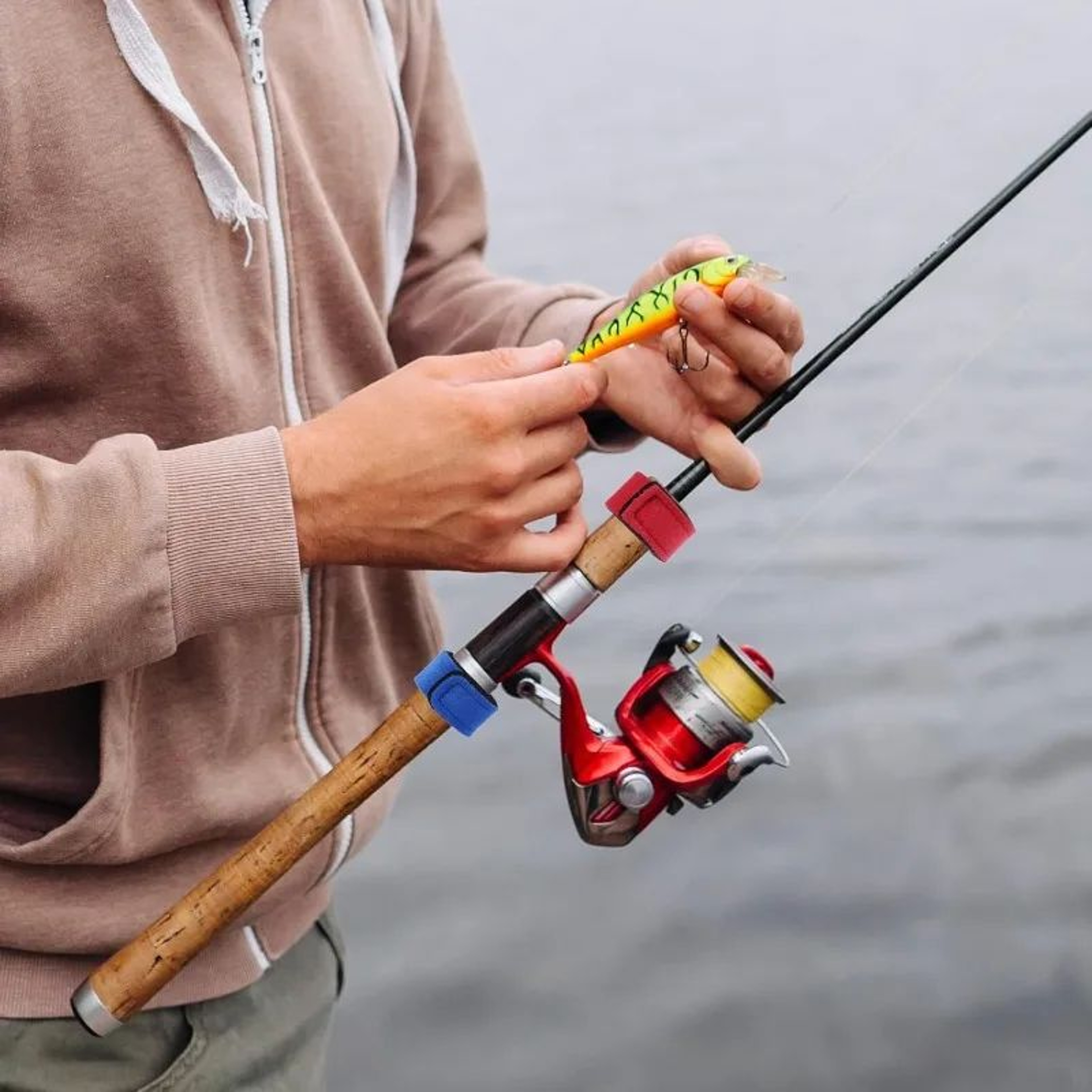 2 Piece Fishing Rod Straps For Casting Spinning And Fly Rods 12