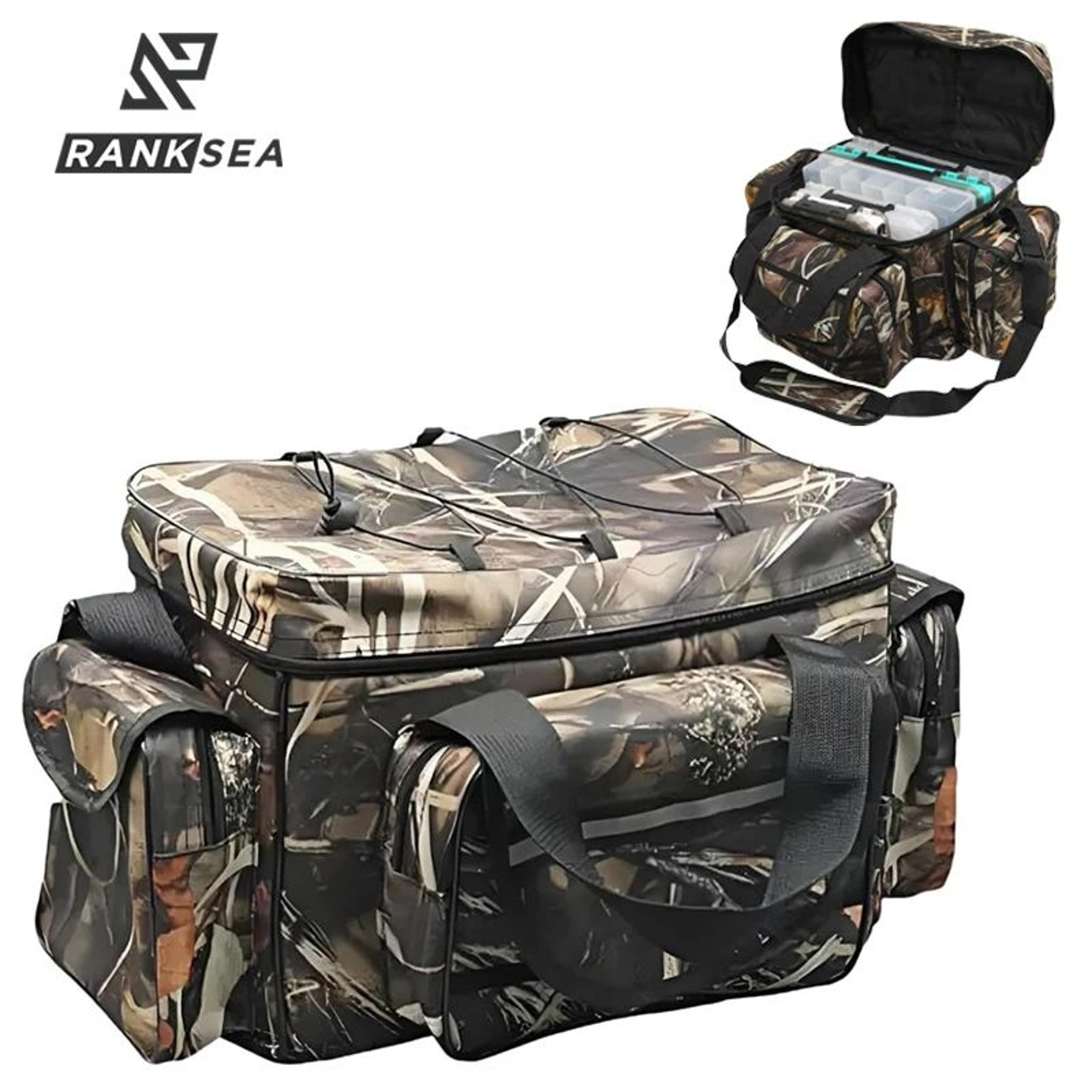 Water Resistant Fishing Tackle Bag For 3600 Tackle Boxes 0