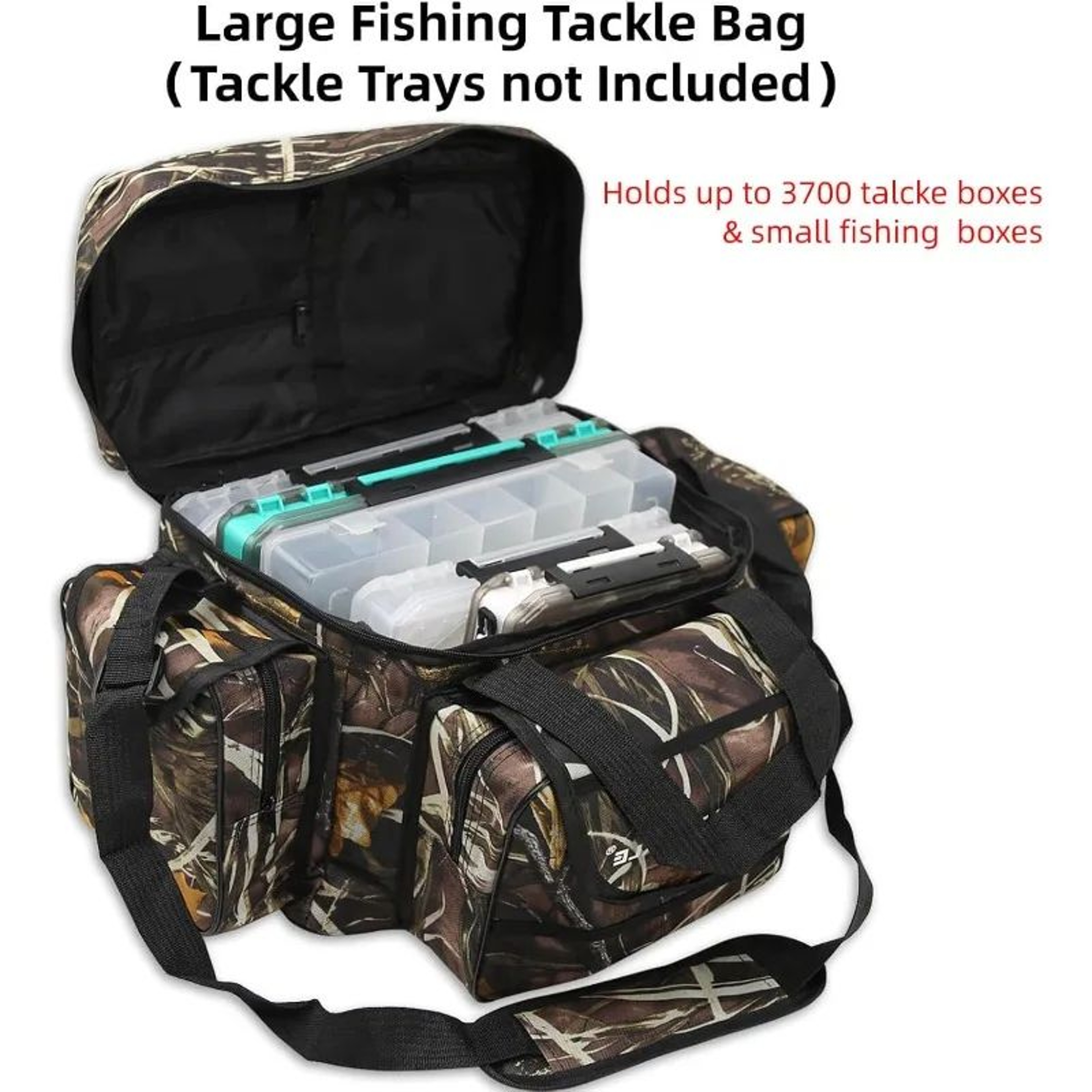 Water Resistant Fishing Tackle Bag For 3600 Tackle Boxes 1