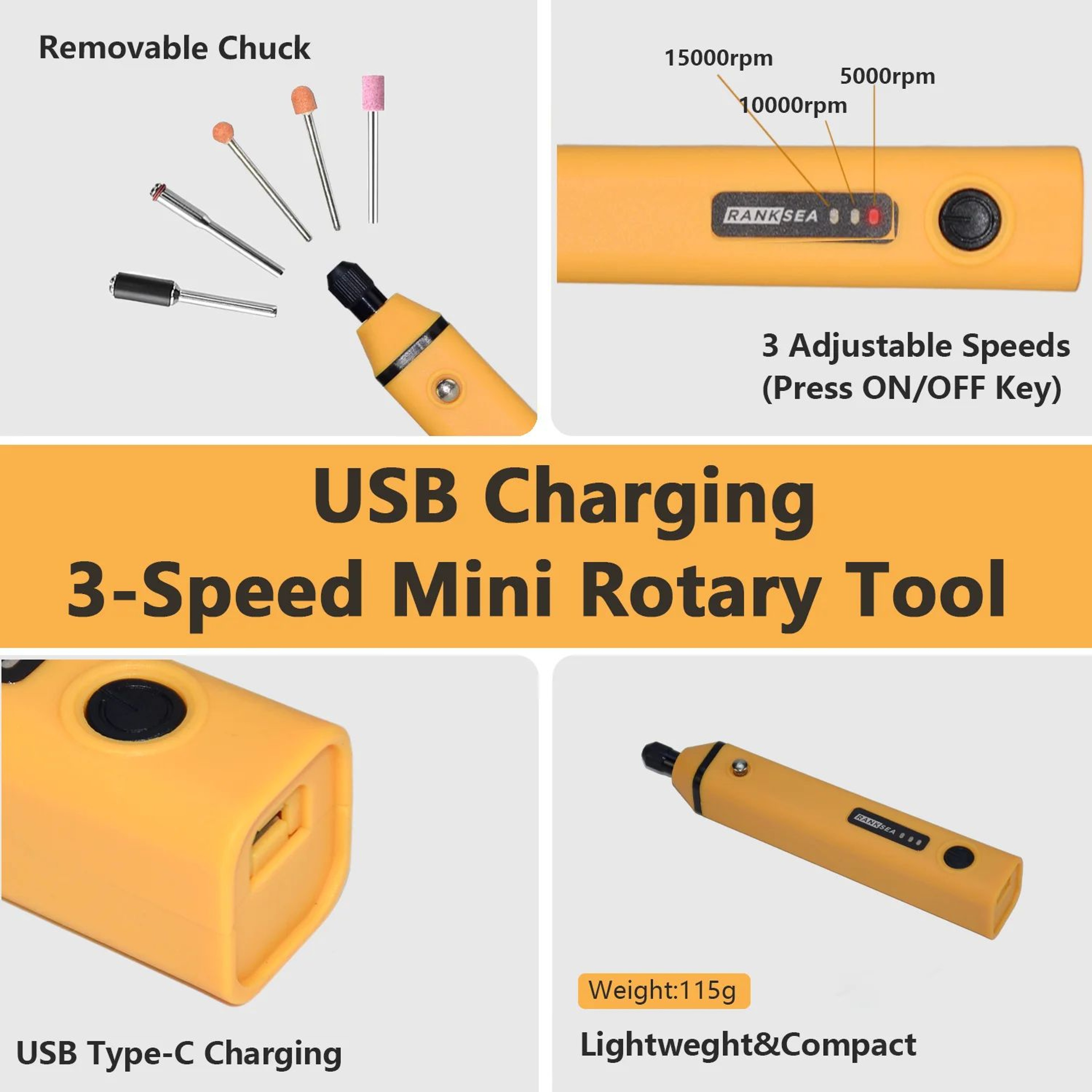Cordless Mini Rotary Tool Kit For Engraving And DIY Crafts 1
