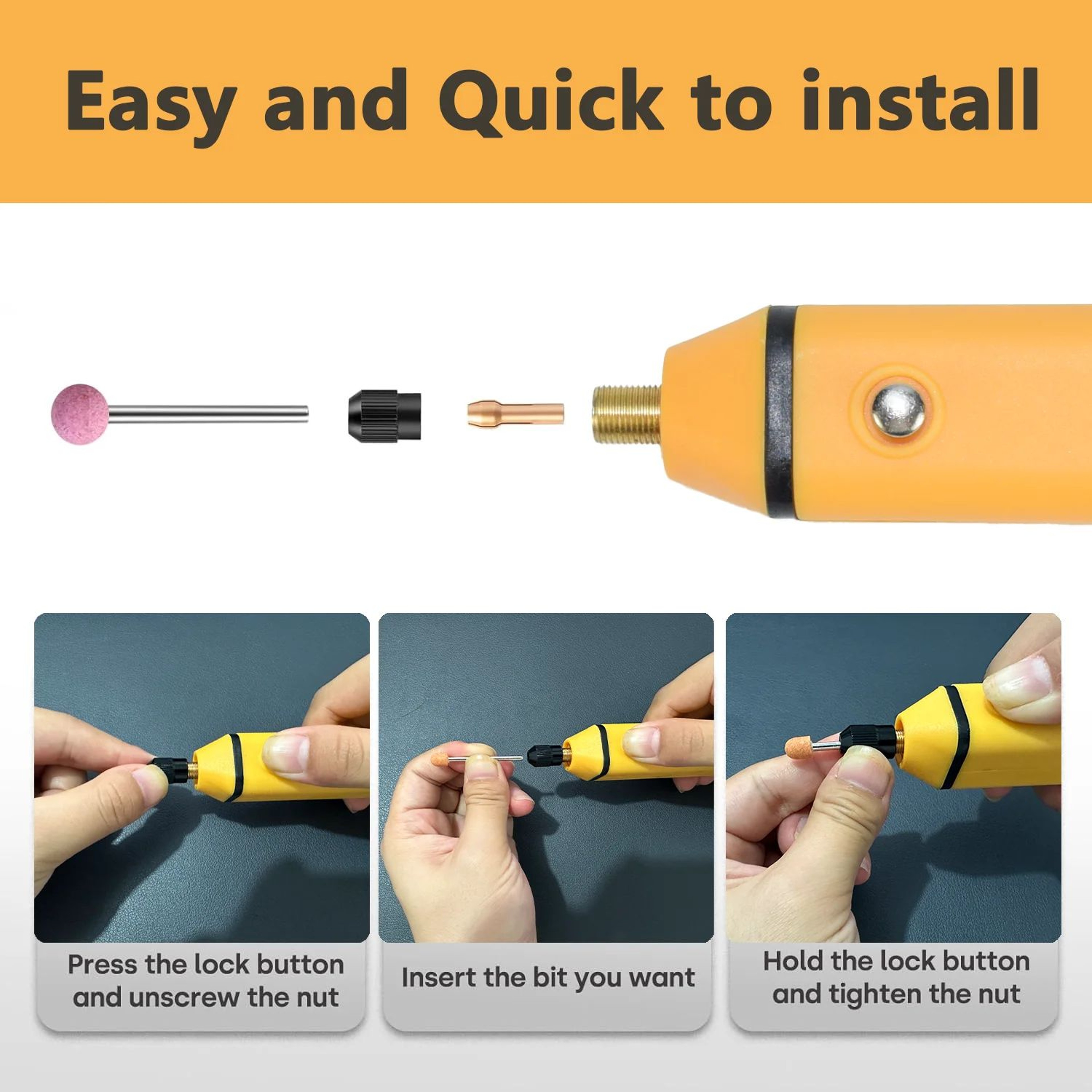 Cordless Mini Rotary Tool Kit For Engraving And DIY Crafts 3
