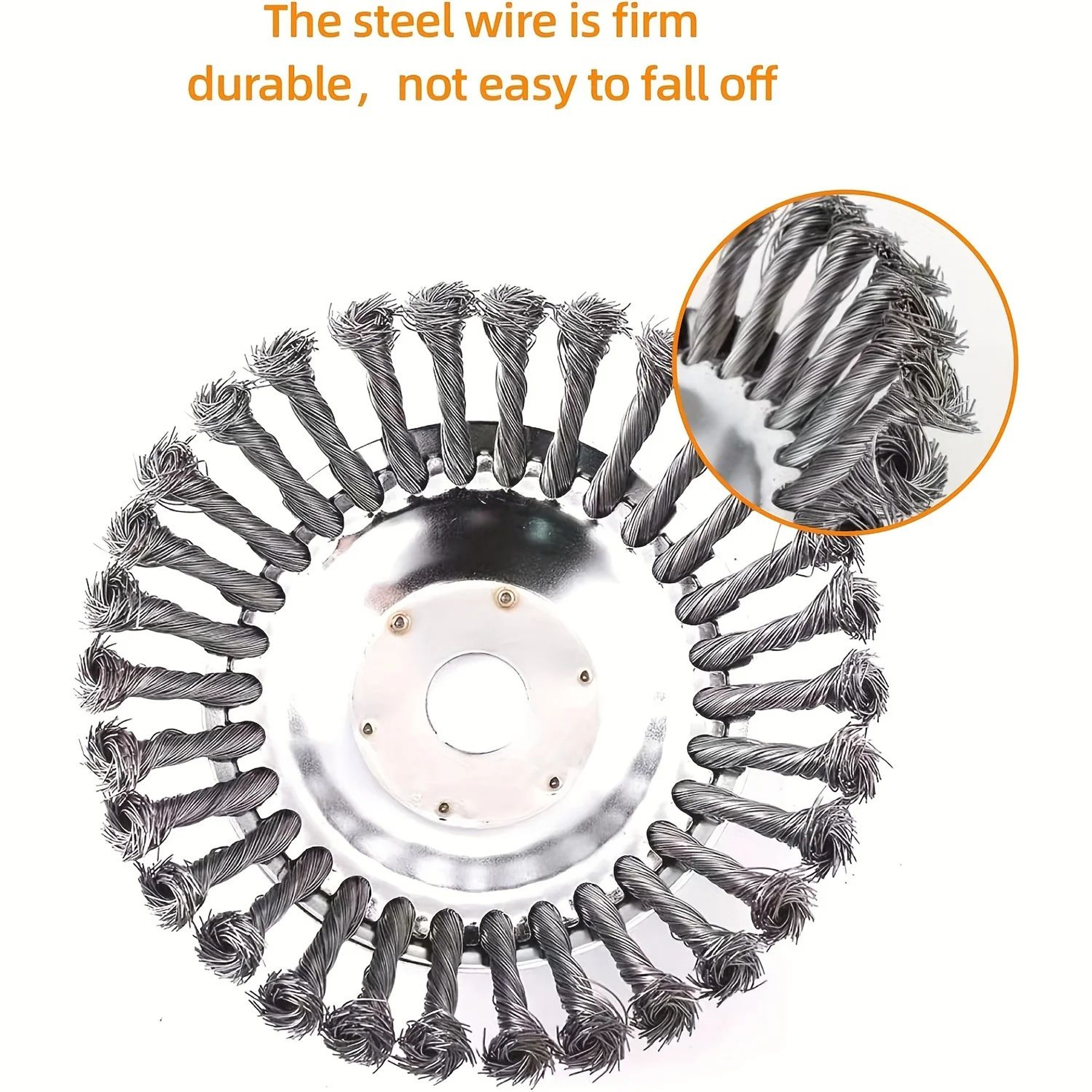 Steel Wire Weed Brush Head For Compatible Garden Trimmers 0