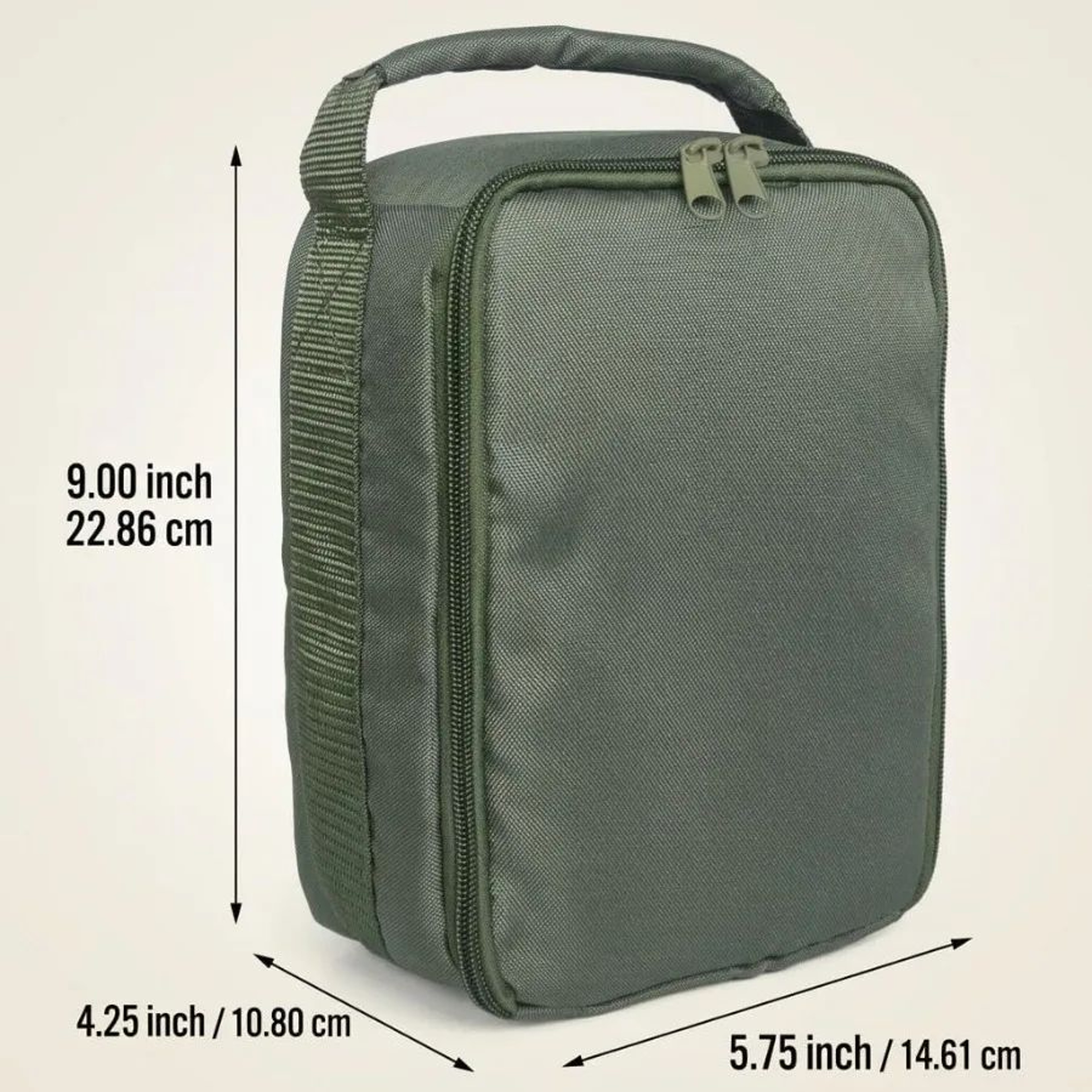 Portable Fishing Reel Bag With Three Adjustable Dividers 3