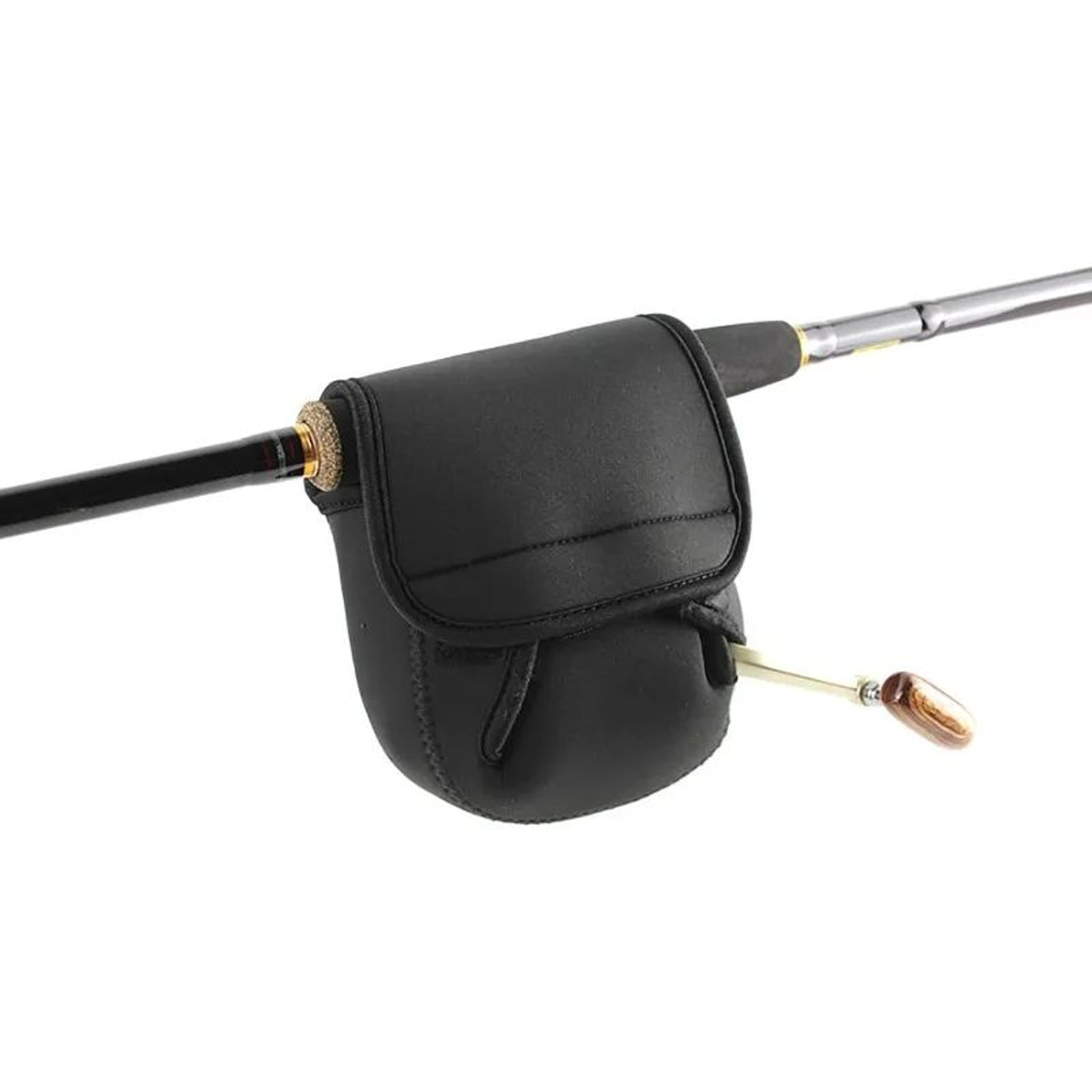 Small Black Baitcasting Fishing Reel Cover Storage Pouch 4