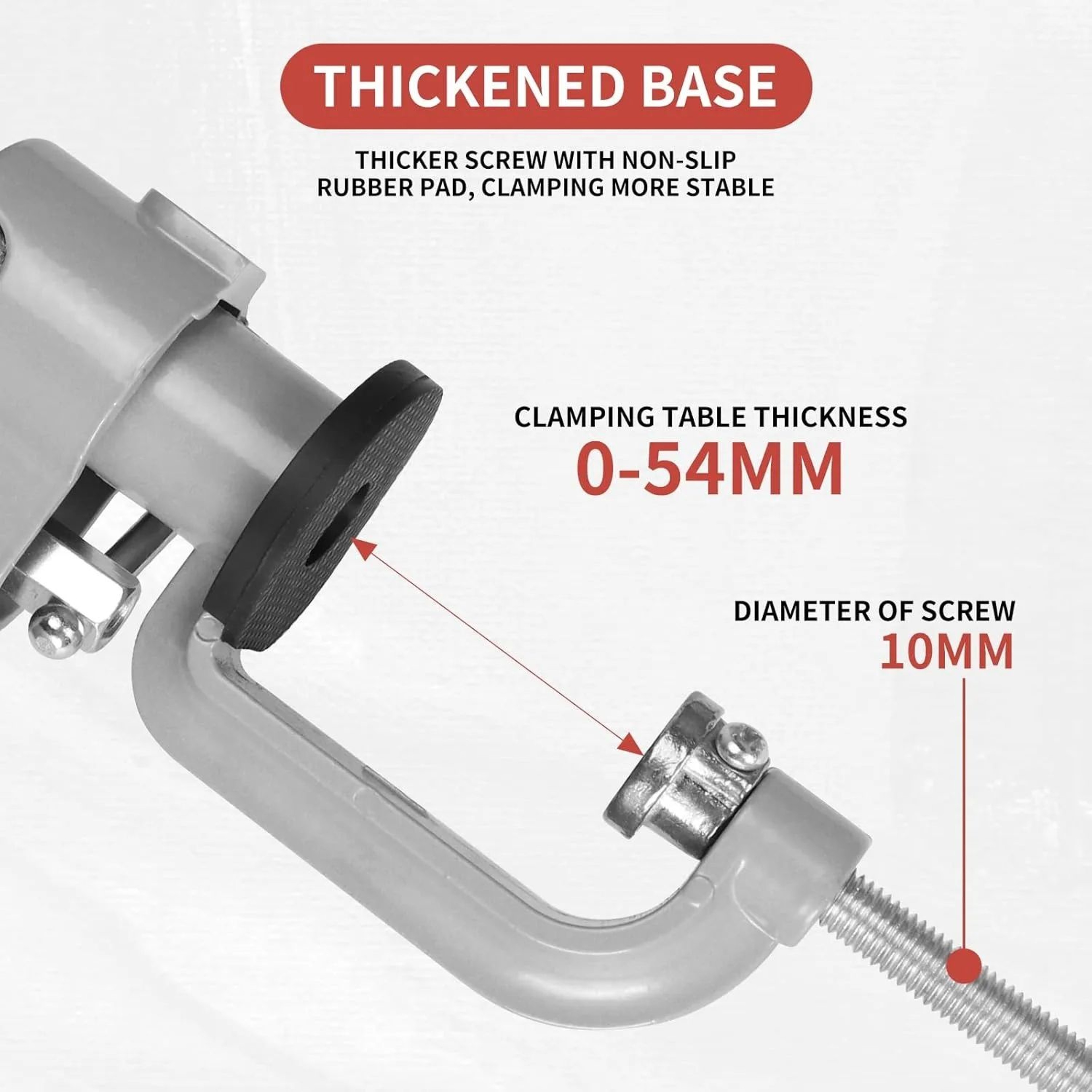 3 Inch Swivel Bench Vise With Tilting Head And Table Clamp 3