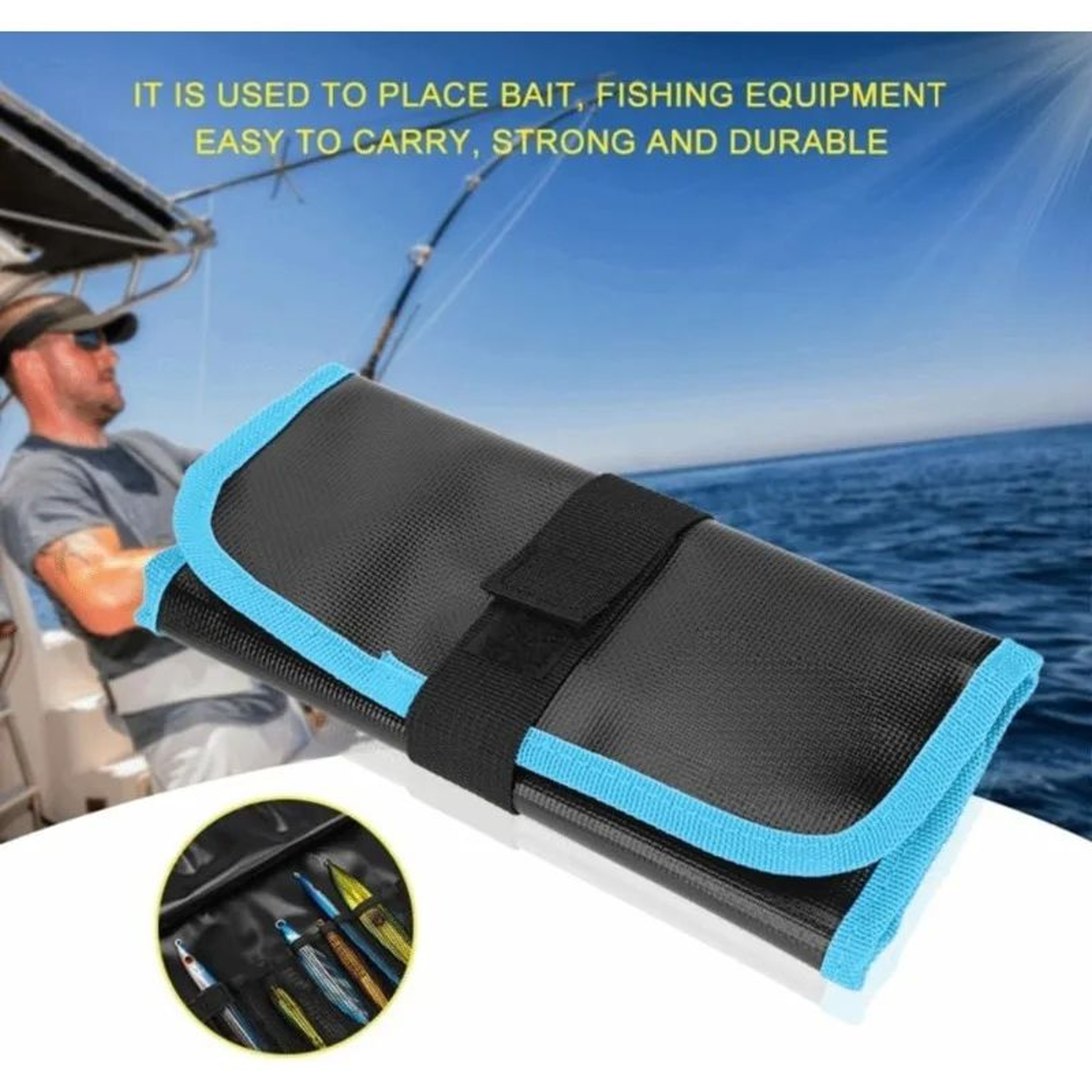 Expandable Fishing Lure Bag For Soft Baits And Jigs 5
