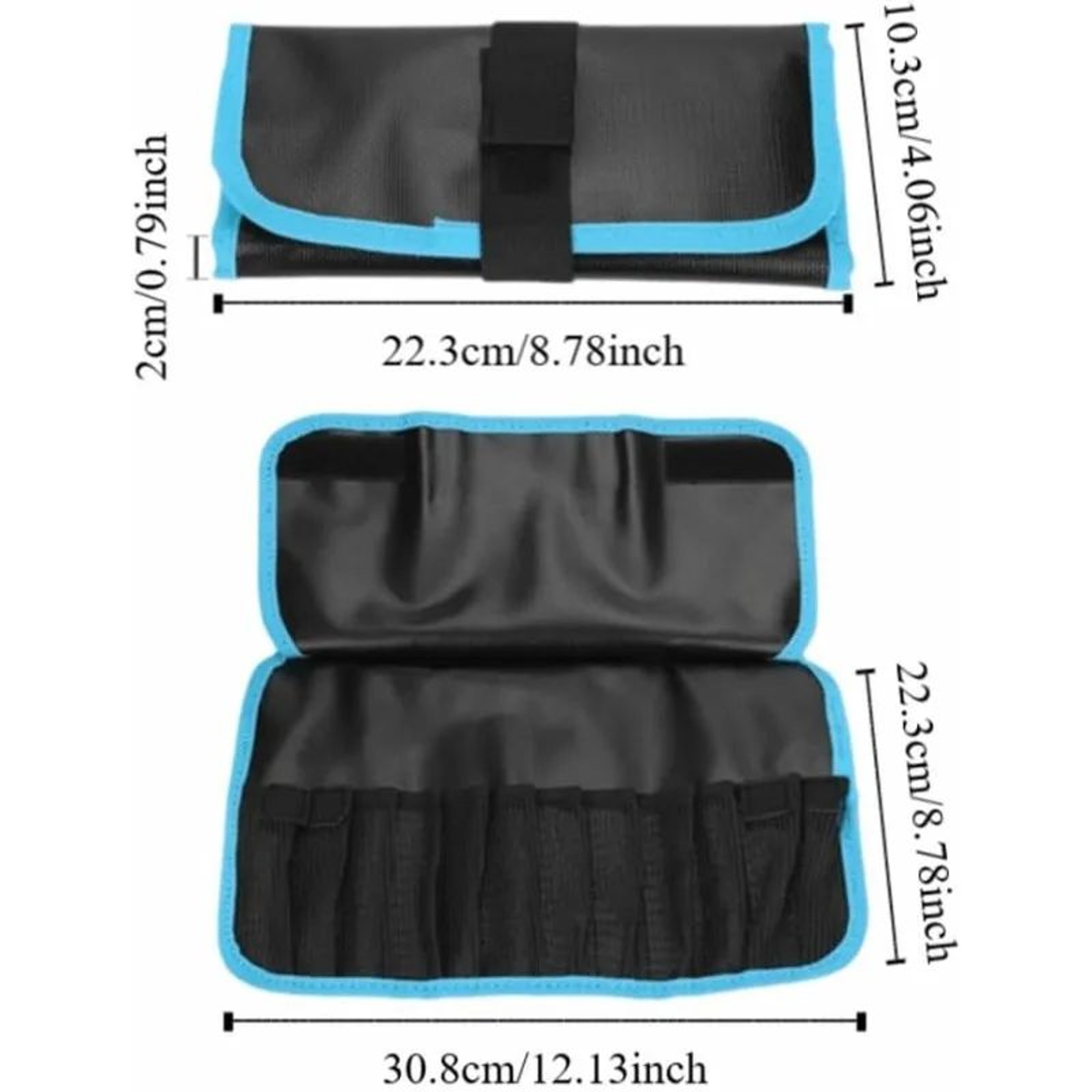 Expandable Fishing Lure Bag For Soft Baits And Jigs 1