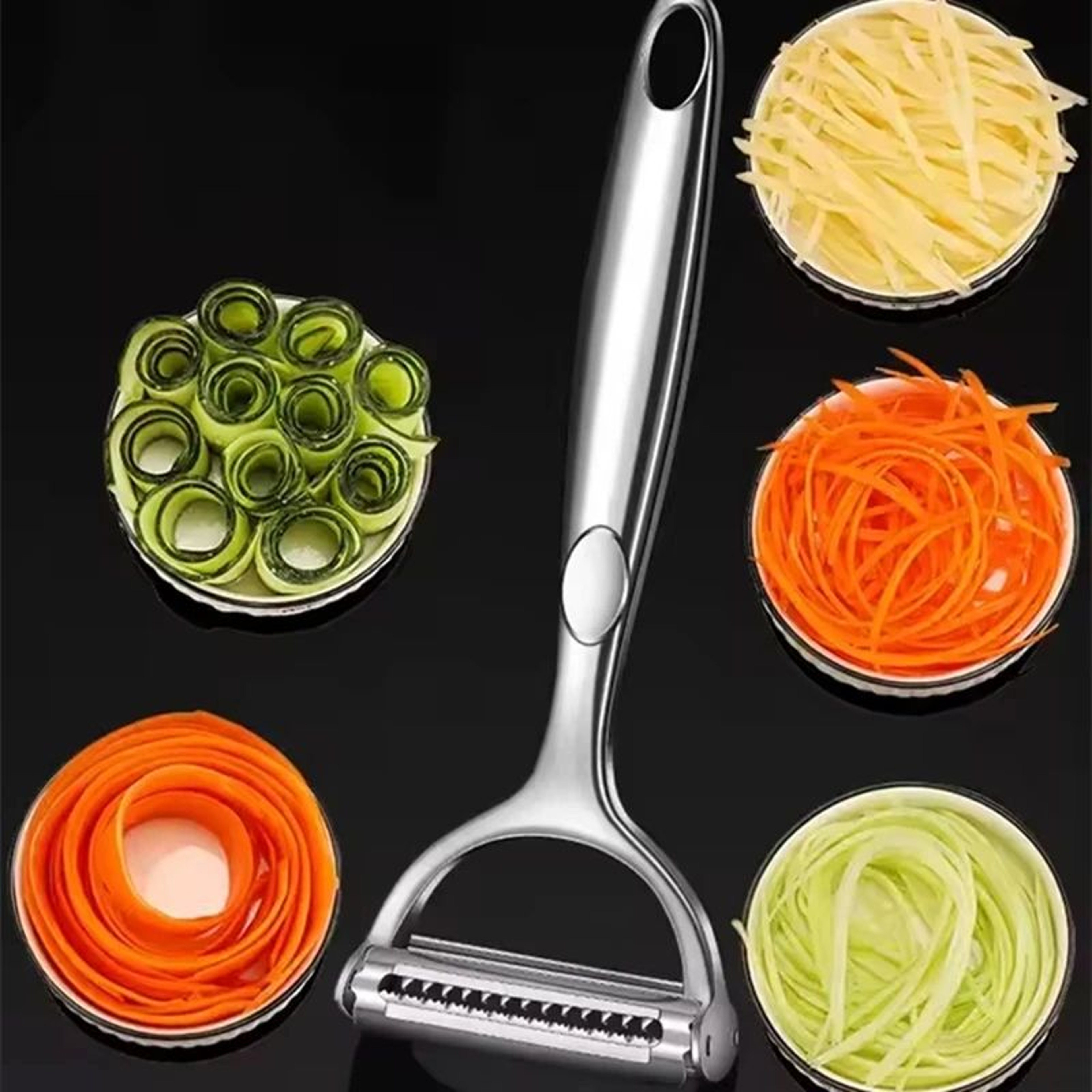 Stainless Steel Vegetable Peeler And Julienne Slicer 4