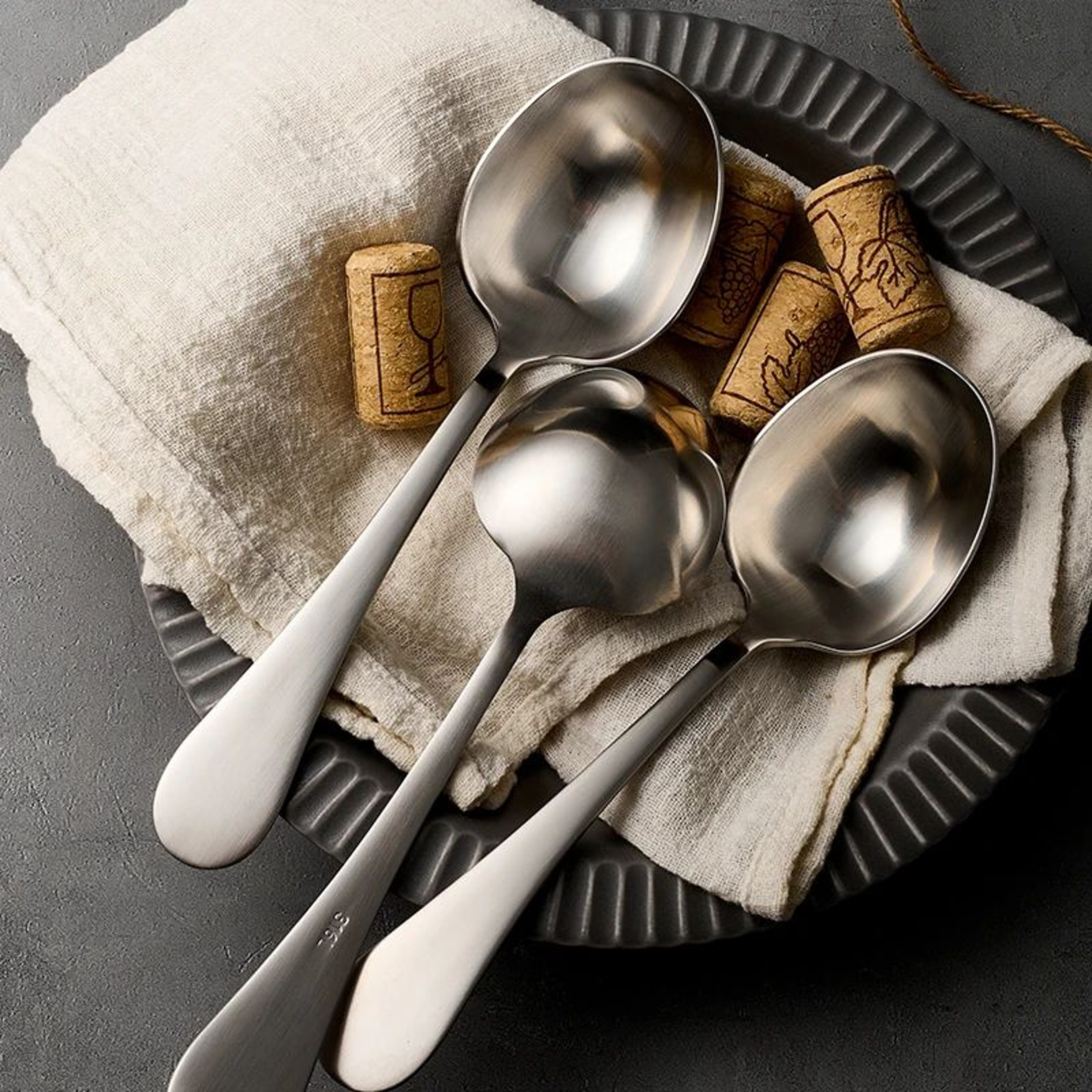 316 Stainless Steel Deep Round Soup Spoons For Everyday Dining 0