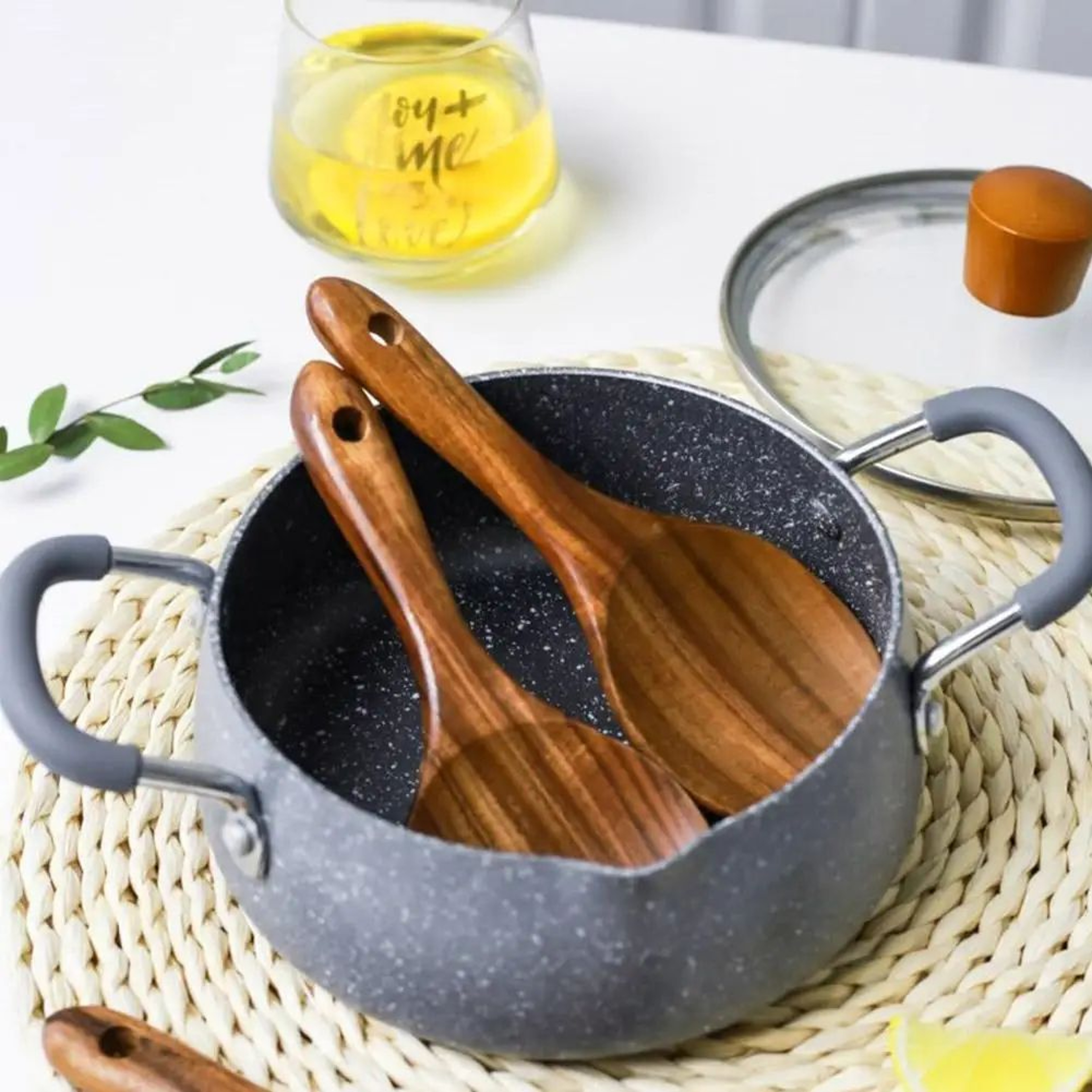 Wooden Rice Paddle And Serving Spoon For Everyday Meals 3