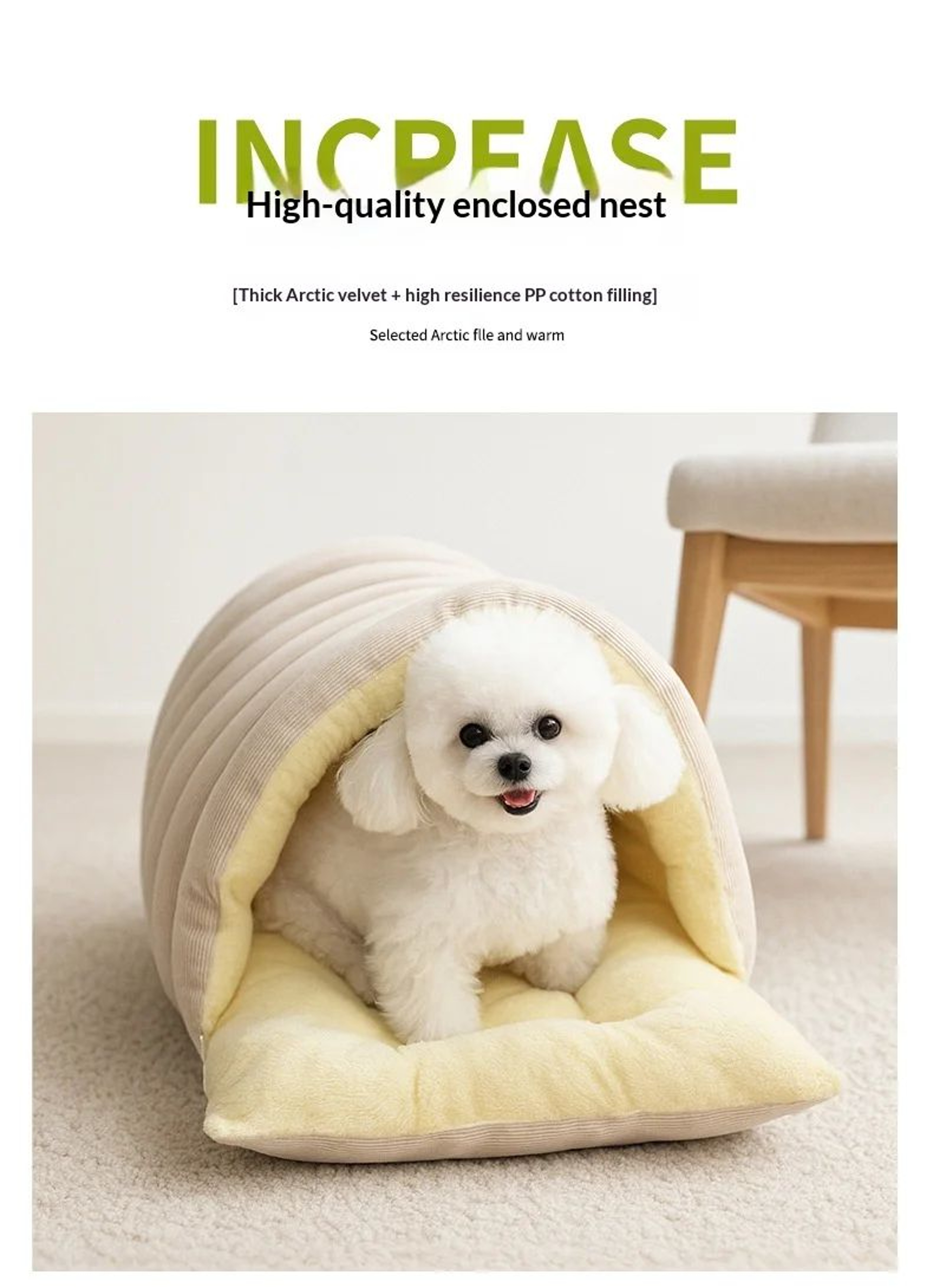 Warm Plush Enclosed Cat Bed With Removable Washable Cover 7