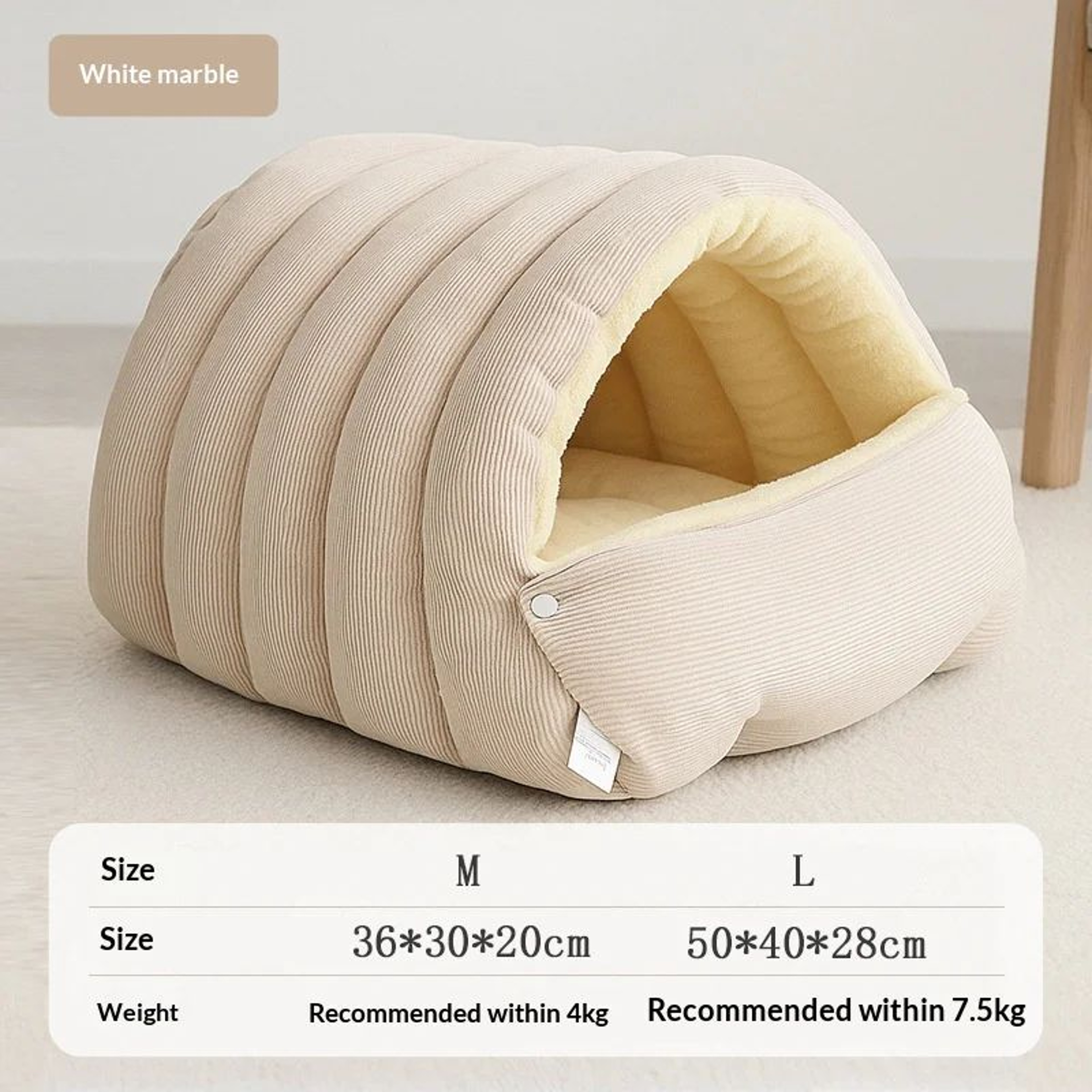 Warm Plush Enclosed Cat Bed With Removable Washable Cover 11