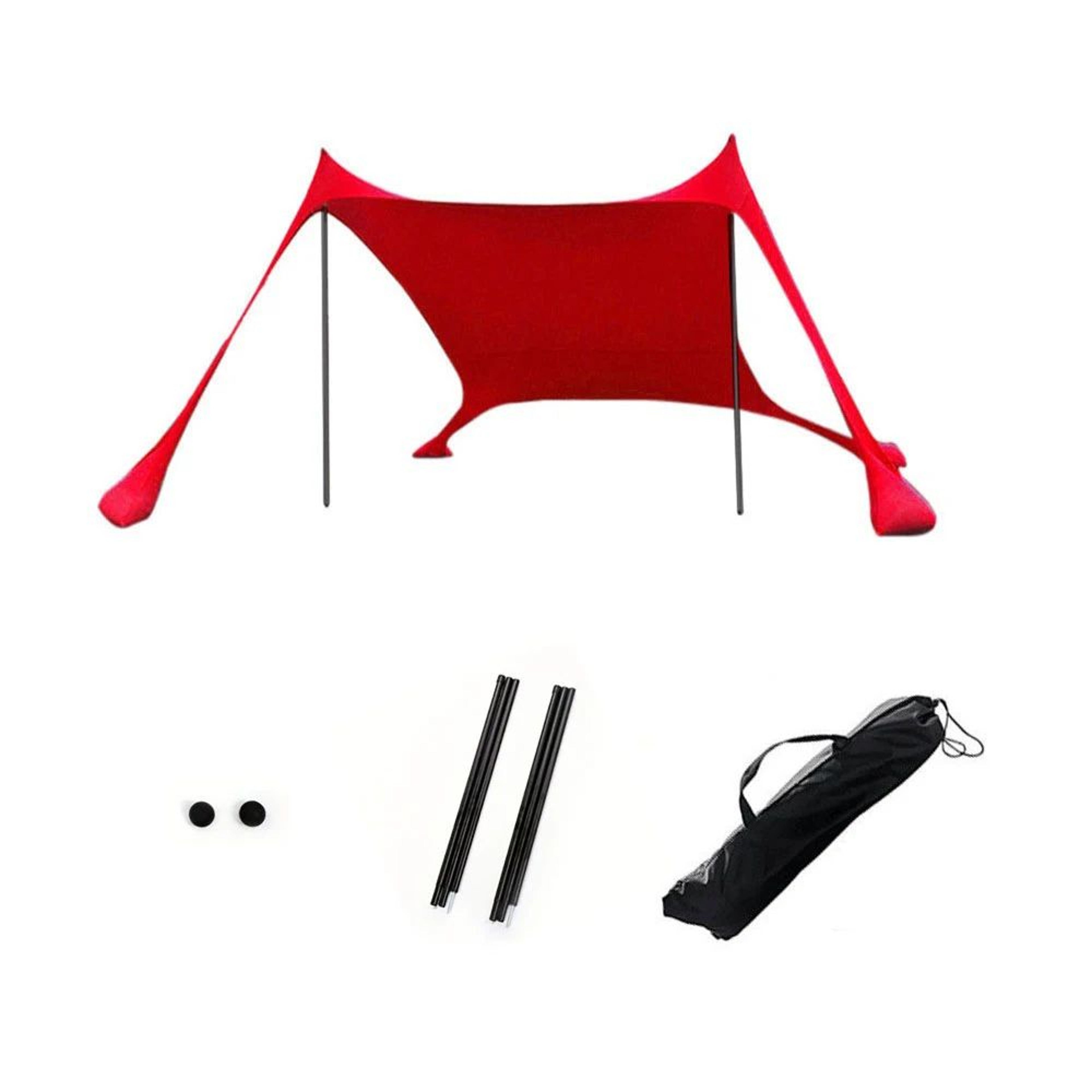 Portable UPF50 Plus Beach Sun Shelter For Family Picnics And Camping 6