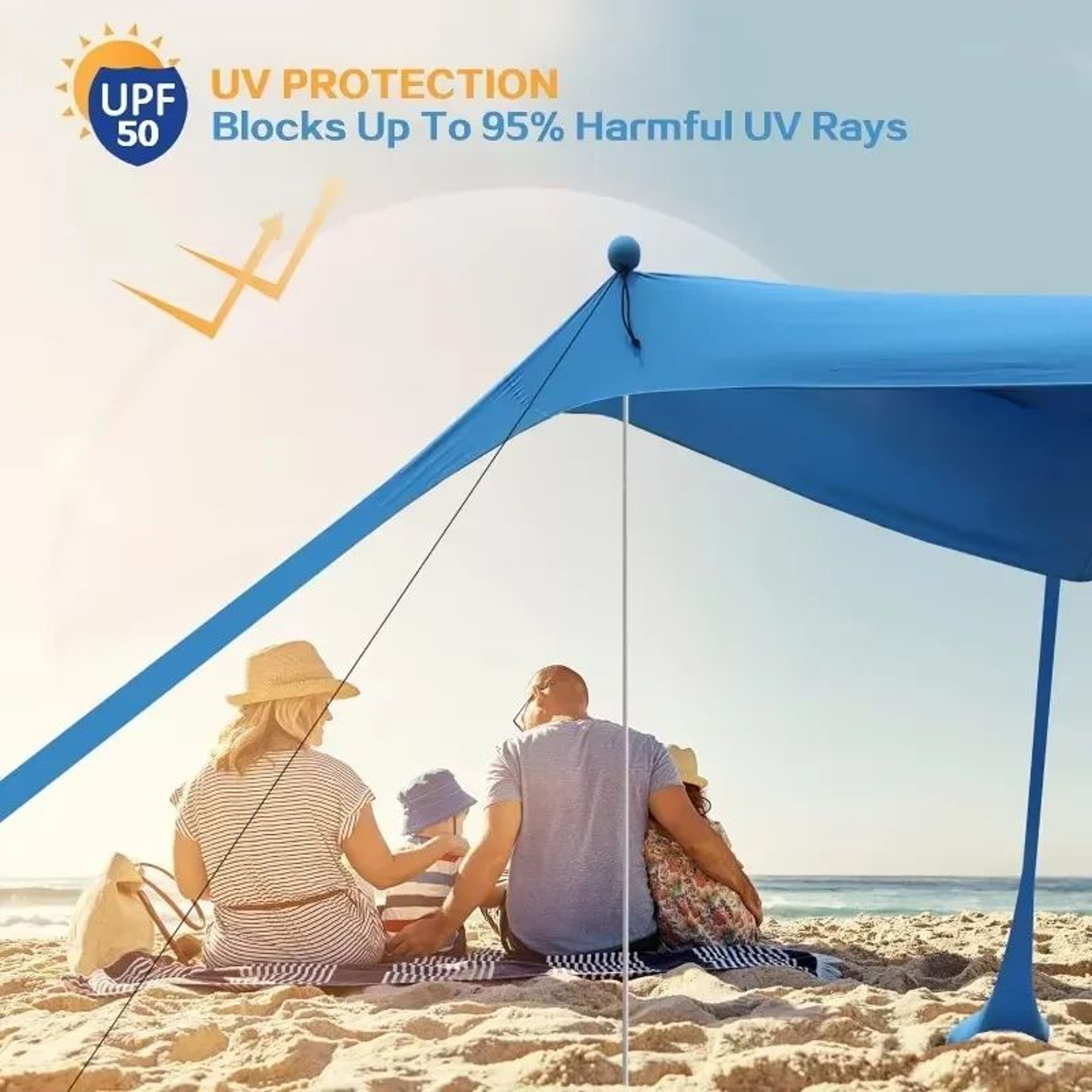 Ultralight Pop Up Beach Sun Shade Tent For Camping And Picnics 1