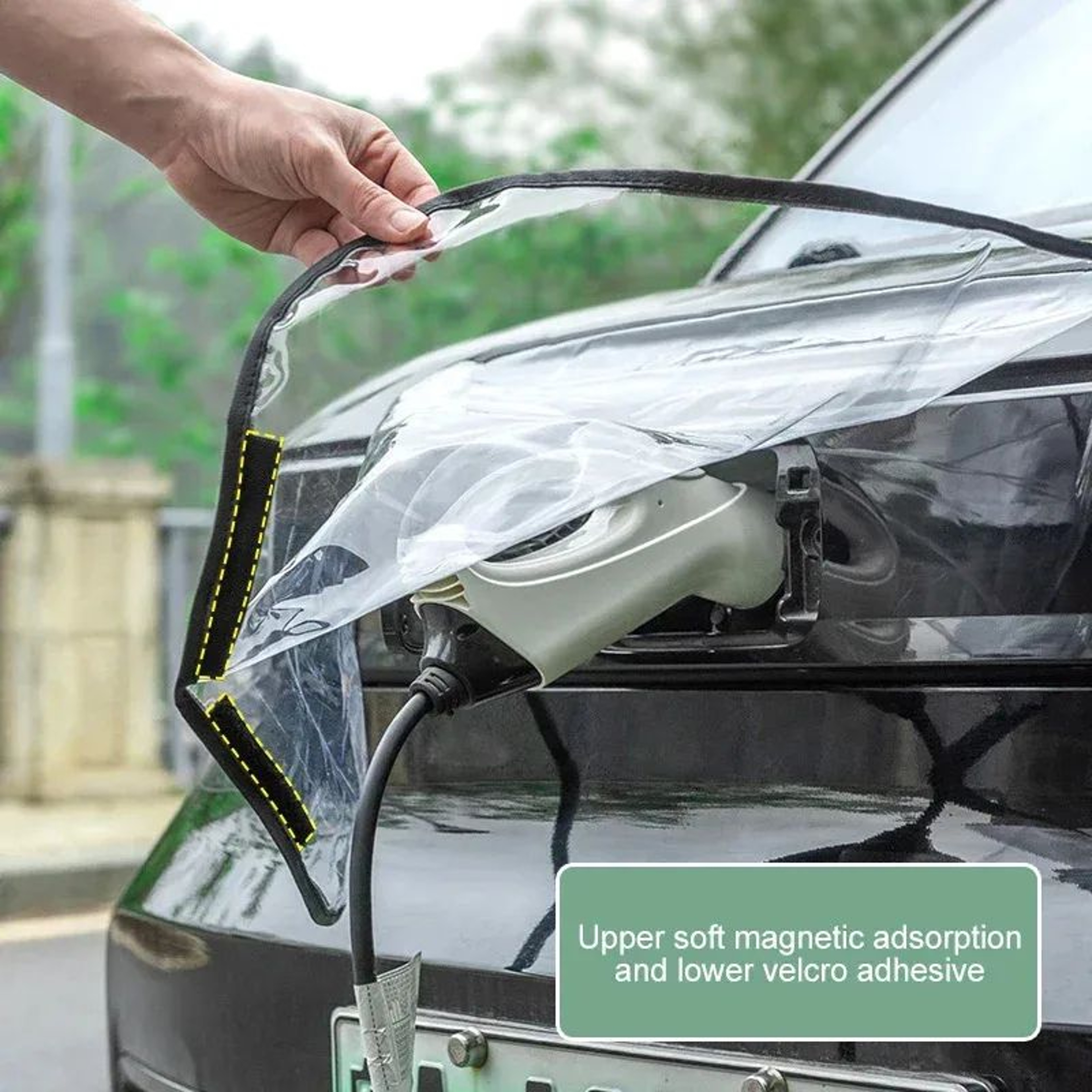 EV Charging Plug Rain Cover And Outdoor Dust Protector 0